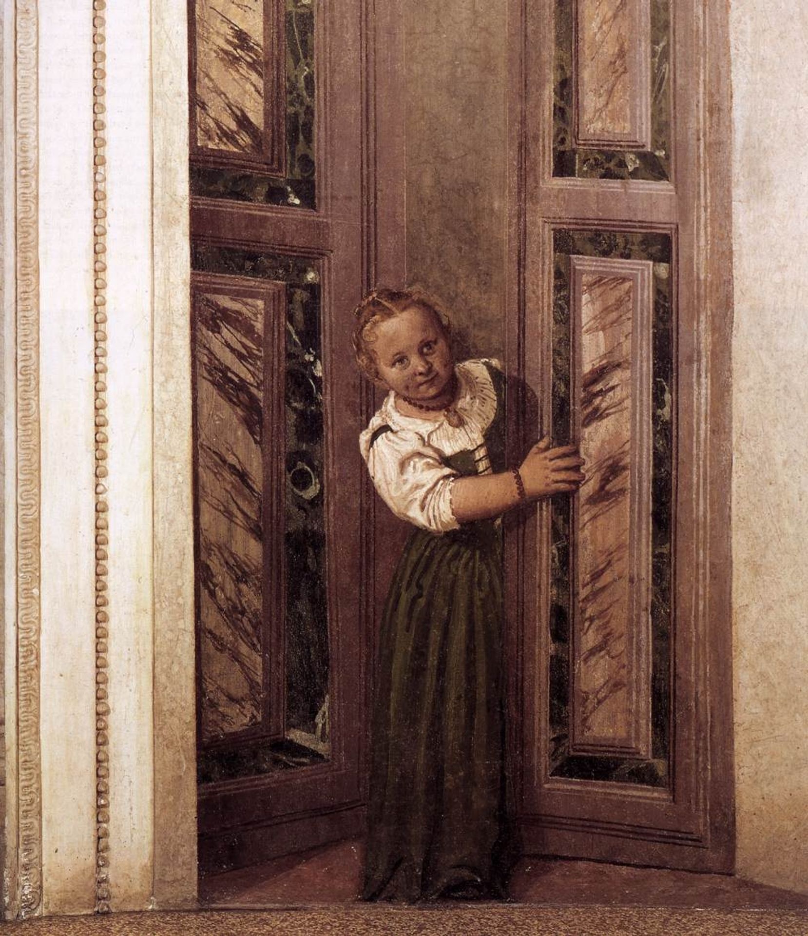 Girl in the Doorway by Paolo Veronese
