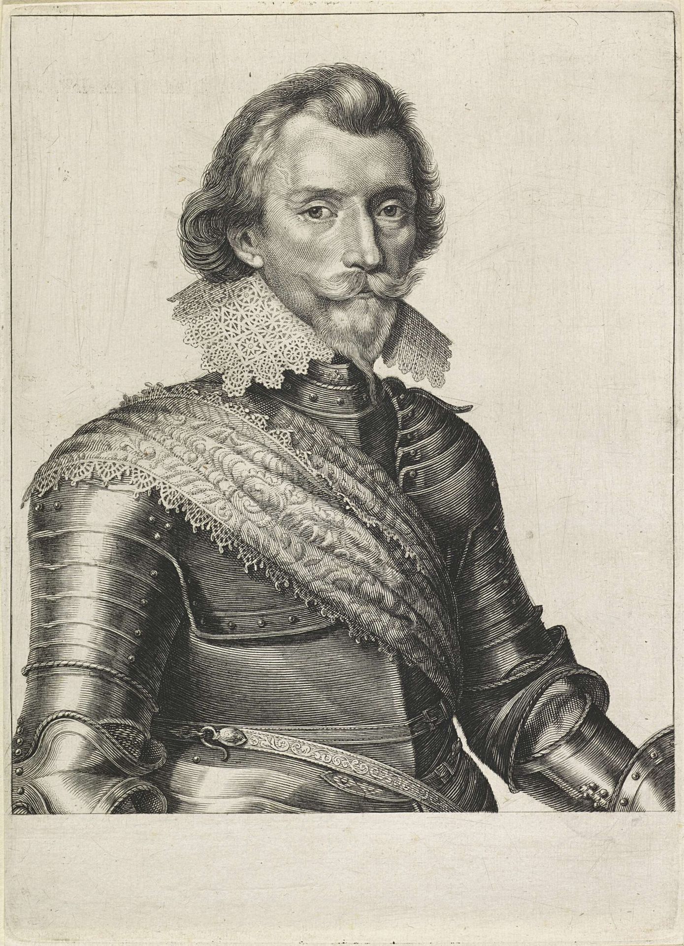Portret van Peter Ernst (II), graaf van Mansfeld by Robert van Voerst