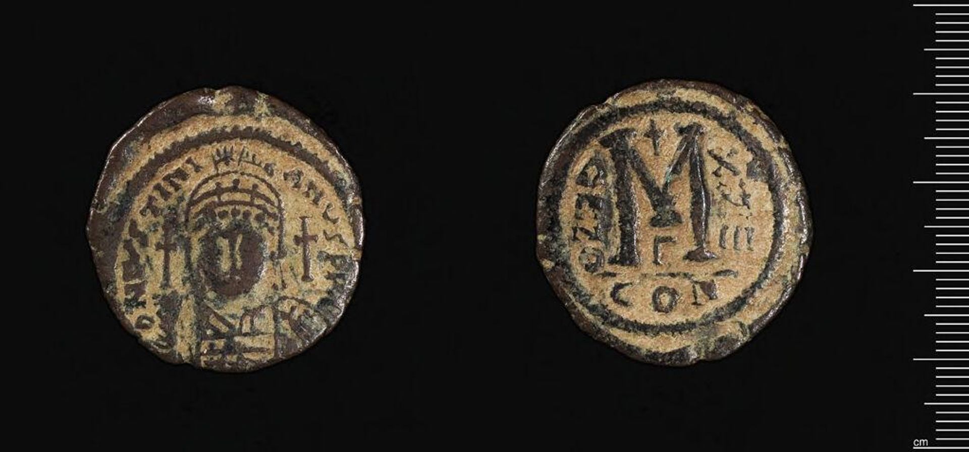 Coin of Justinian I by Justinian I