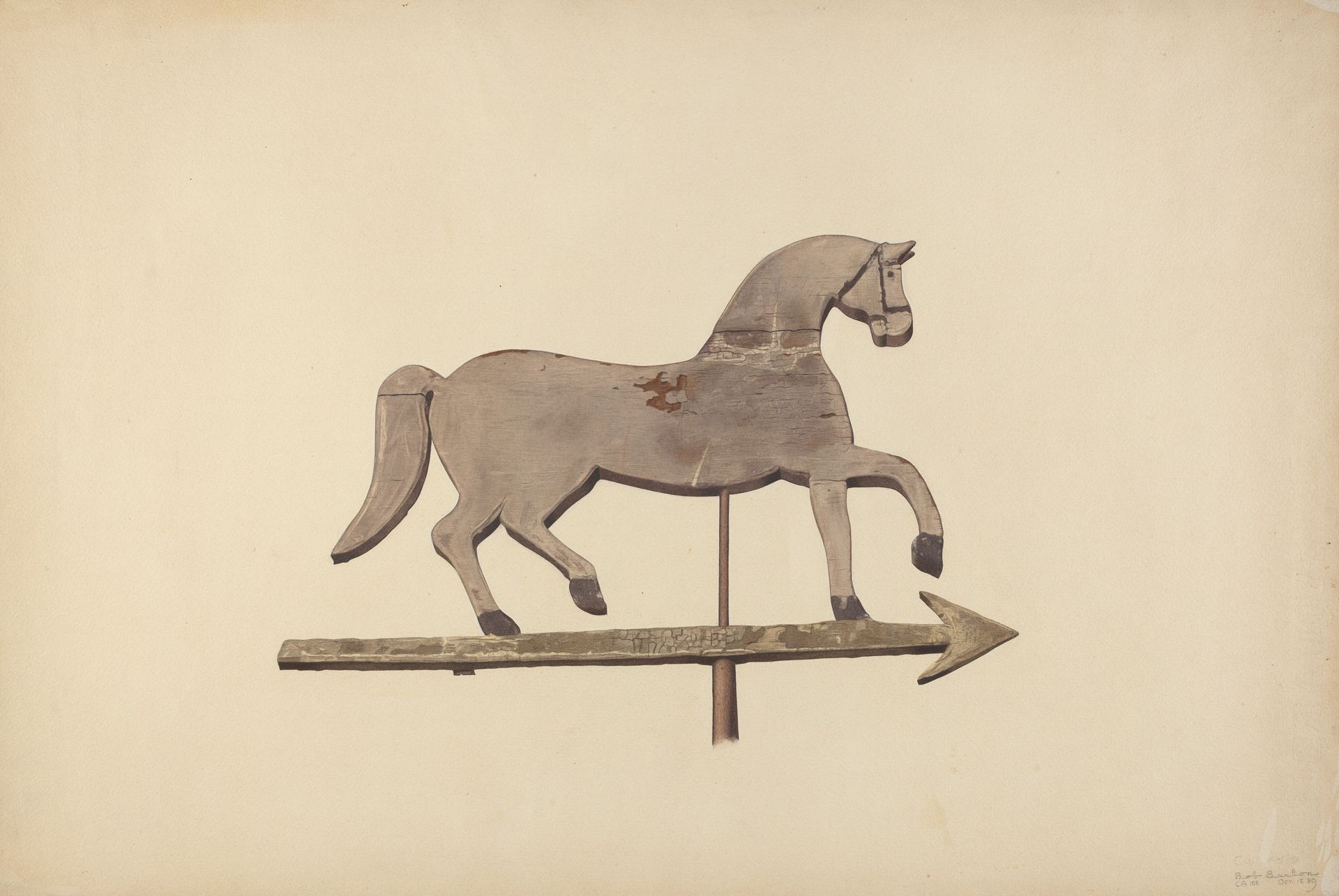 Horse Weather Vane by Robert Barton