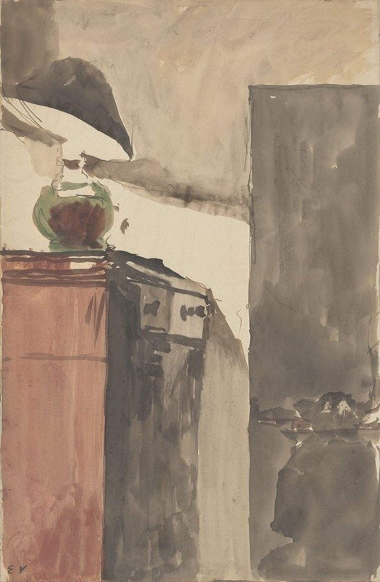 The Lamp by Édouard Vuillard