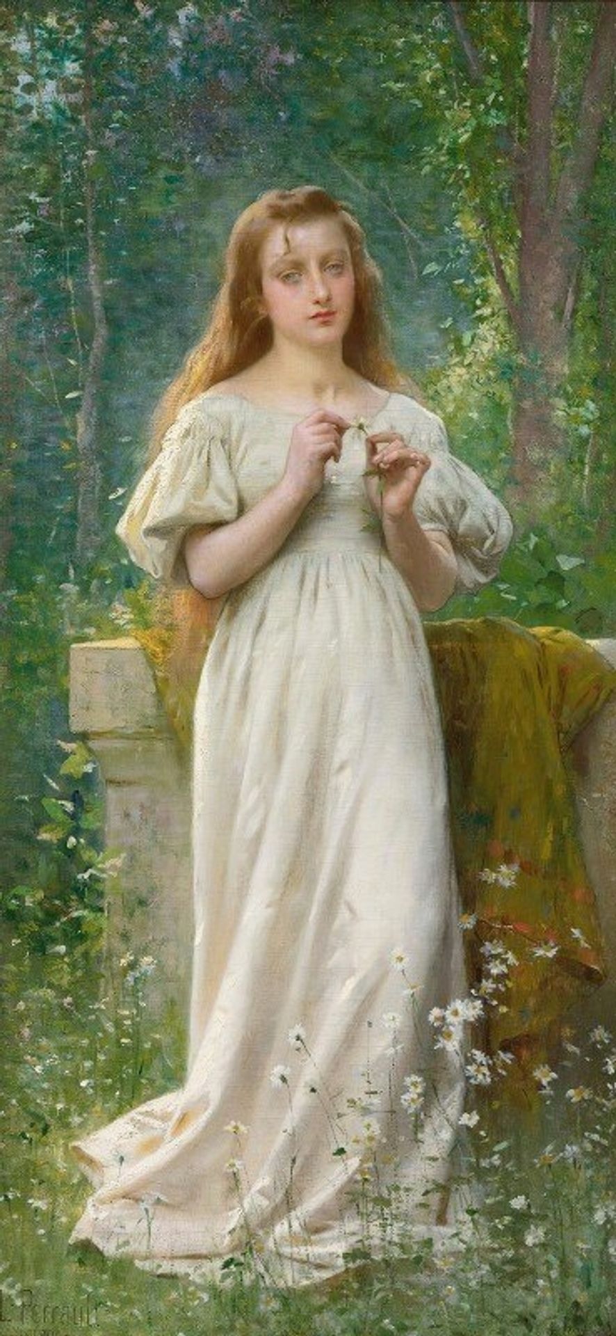 Meditation by Léon Bazile Perrault