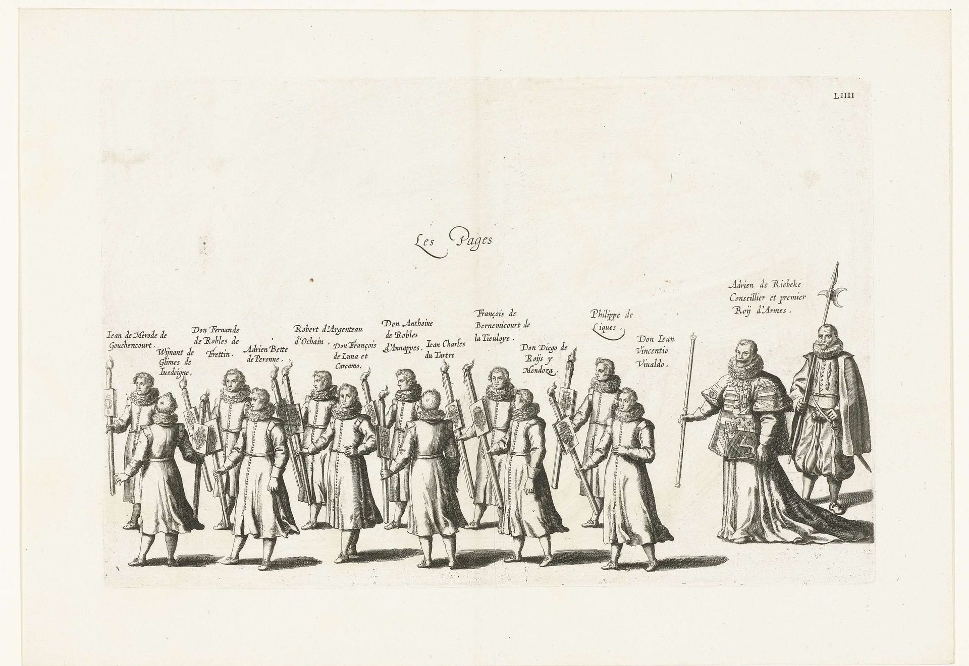 Begrafenisstoet van aartshertog Albrecht (plaat LIIII), 1622 by Cornelis Galle I