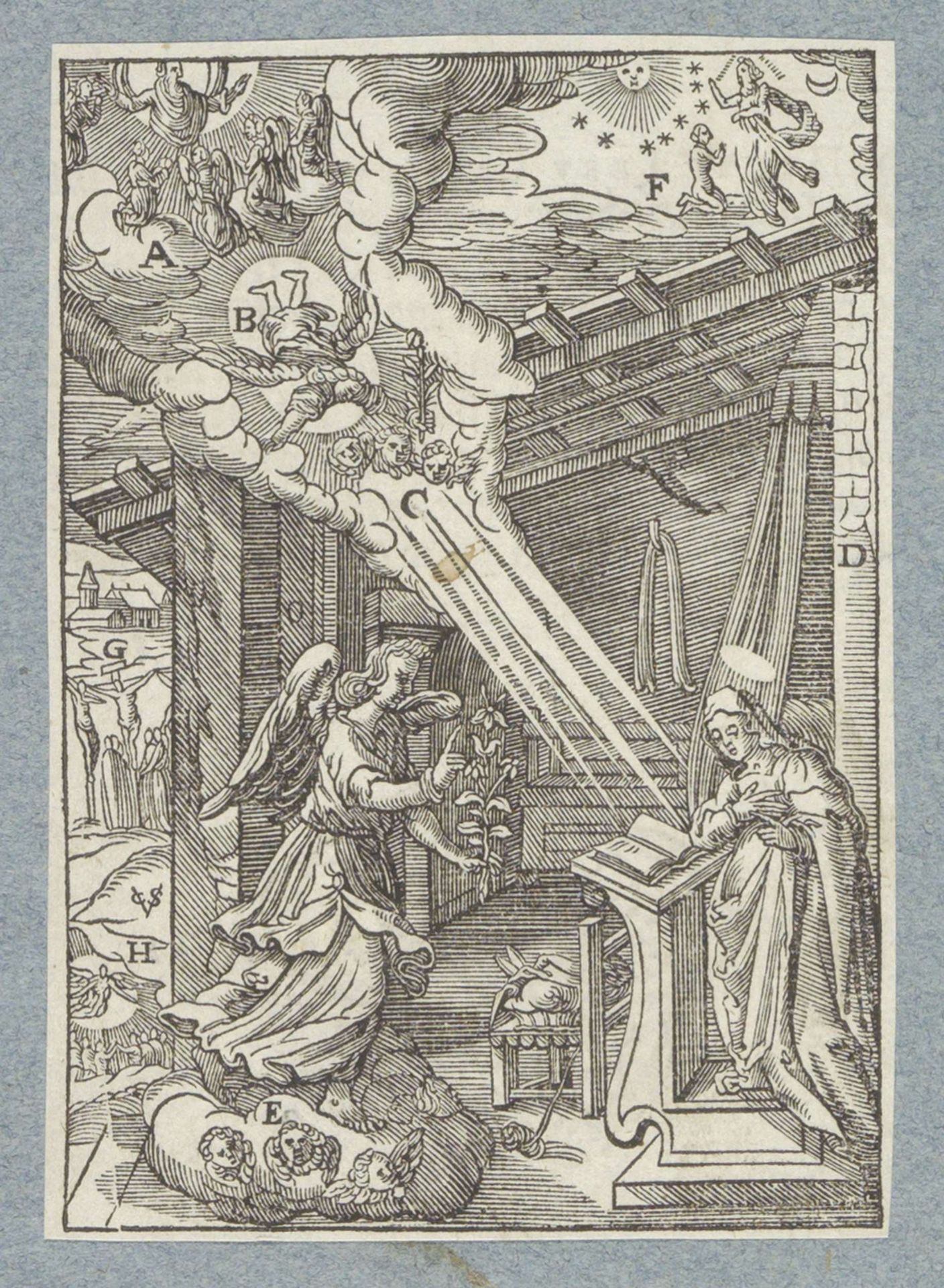 Annunciatie by Christoffel van (II) Sichem