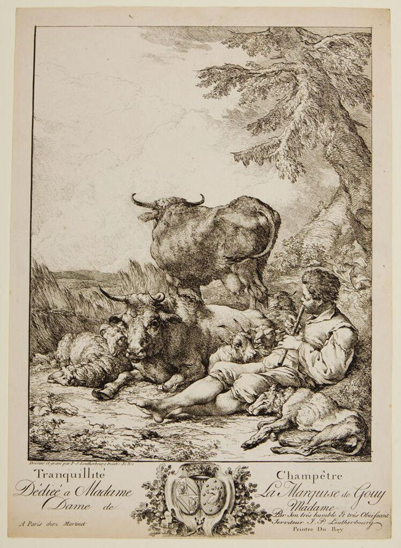 Pastoral Tranquillity by Philippe Jacques de Loutherbourg