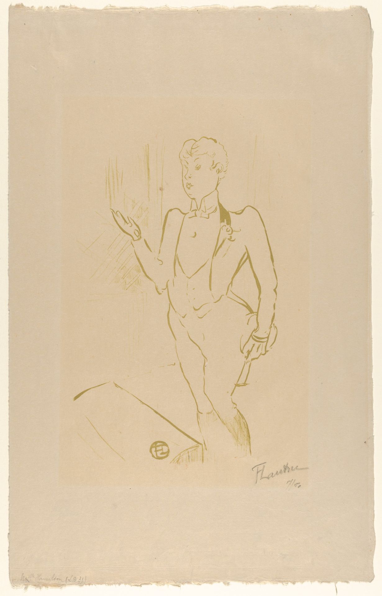 Mary Hamilton (from Le Café Concert) by Henri de Toulouse-Lautrec