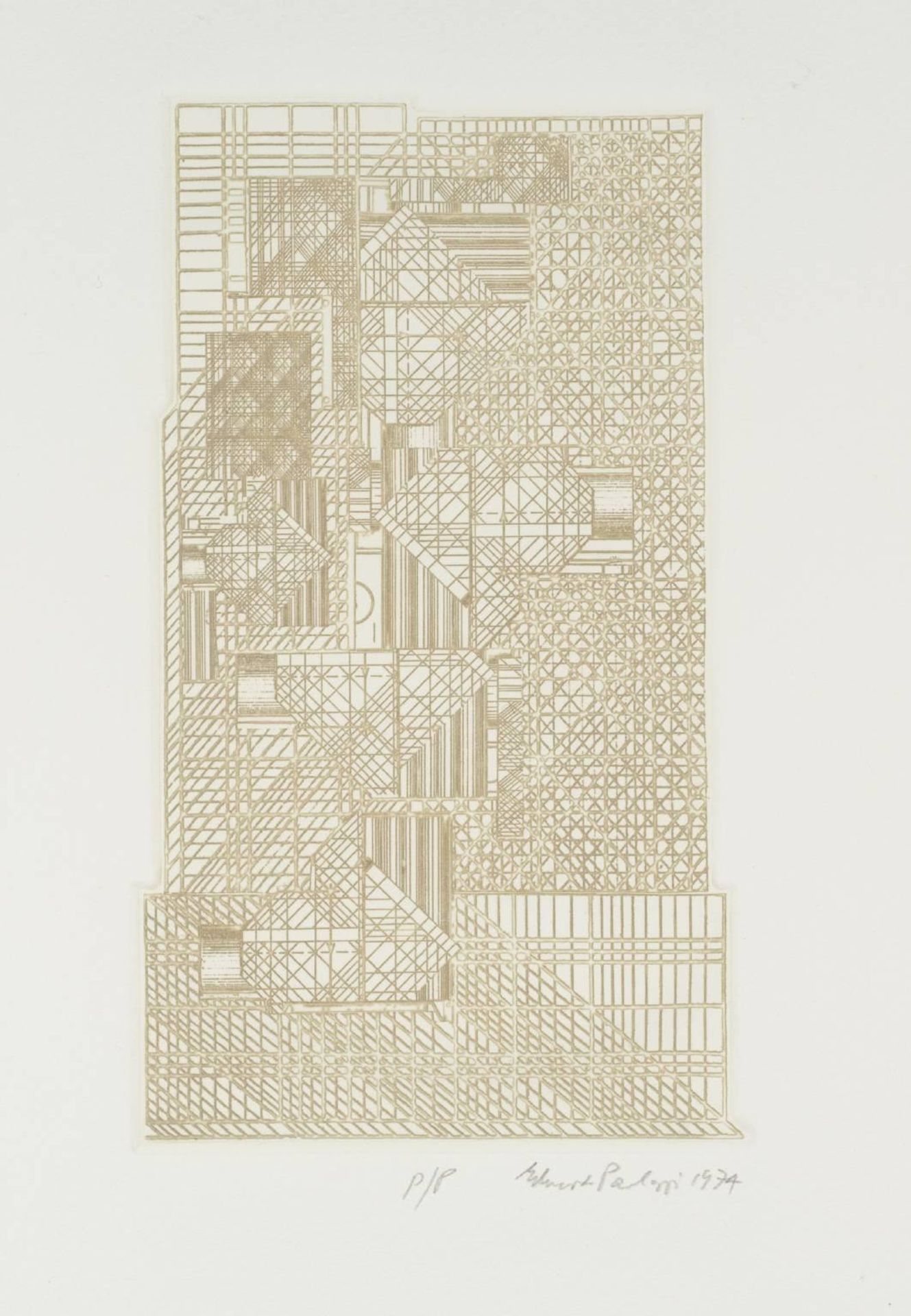 Jeux d’Eau by  Sir Eduardo Paolozzi