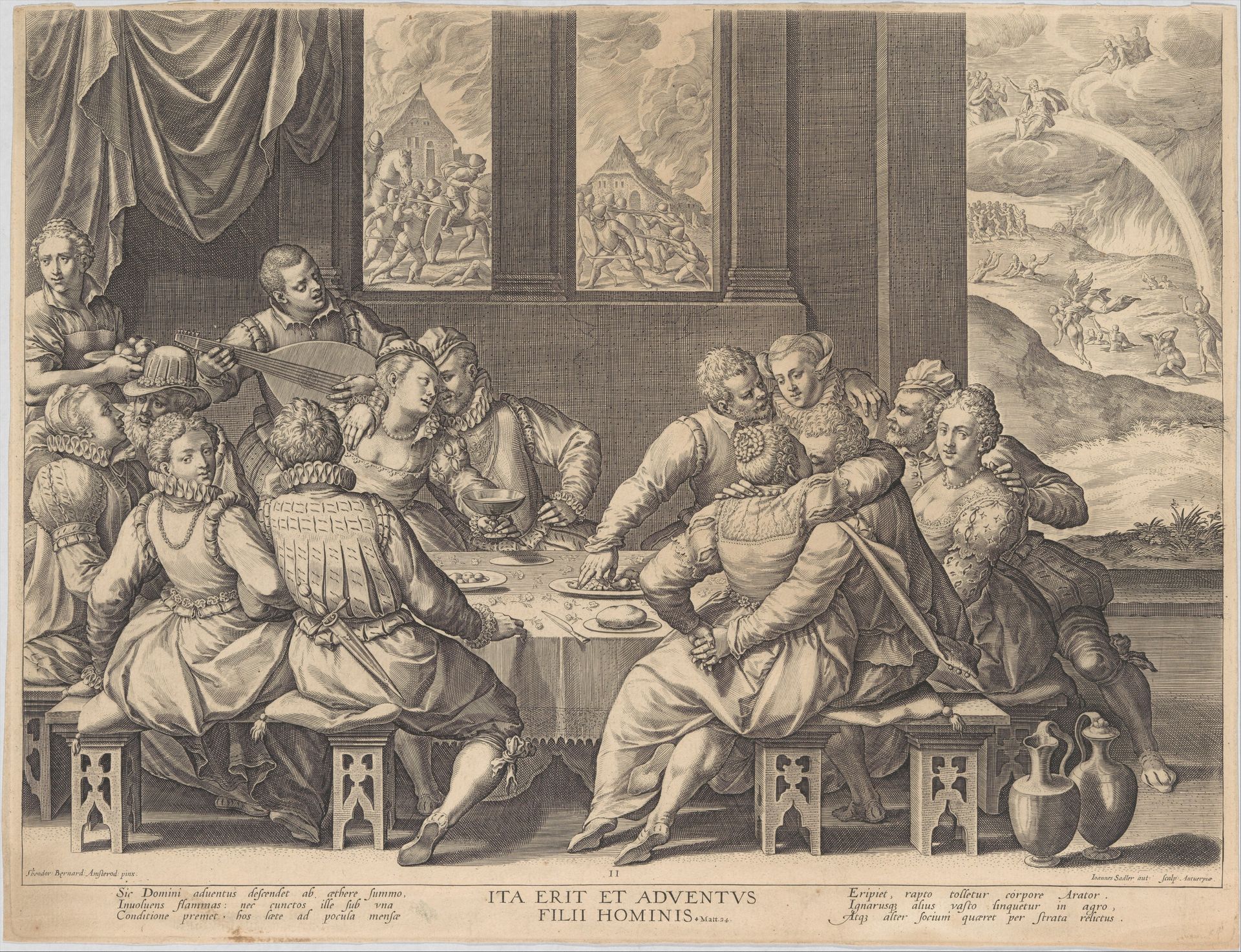 Mankind Awaiting the Last Judgement by Johann Sadeler I