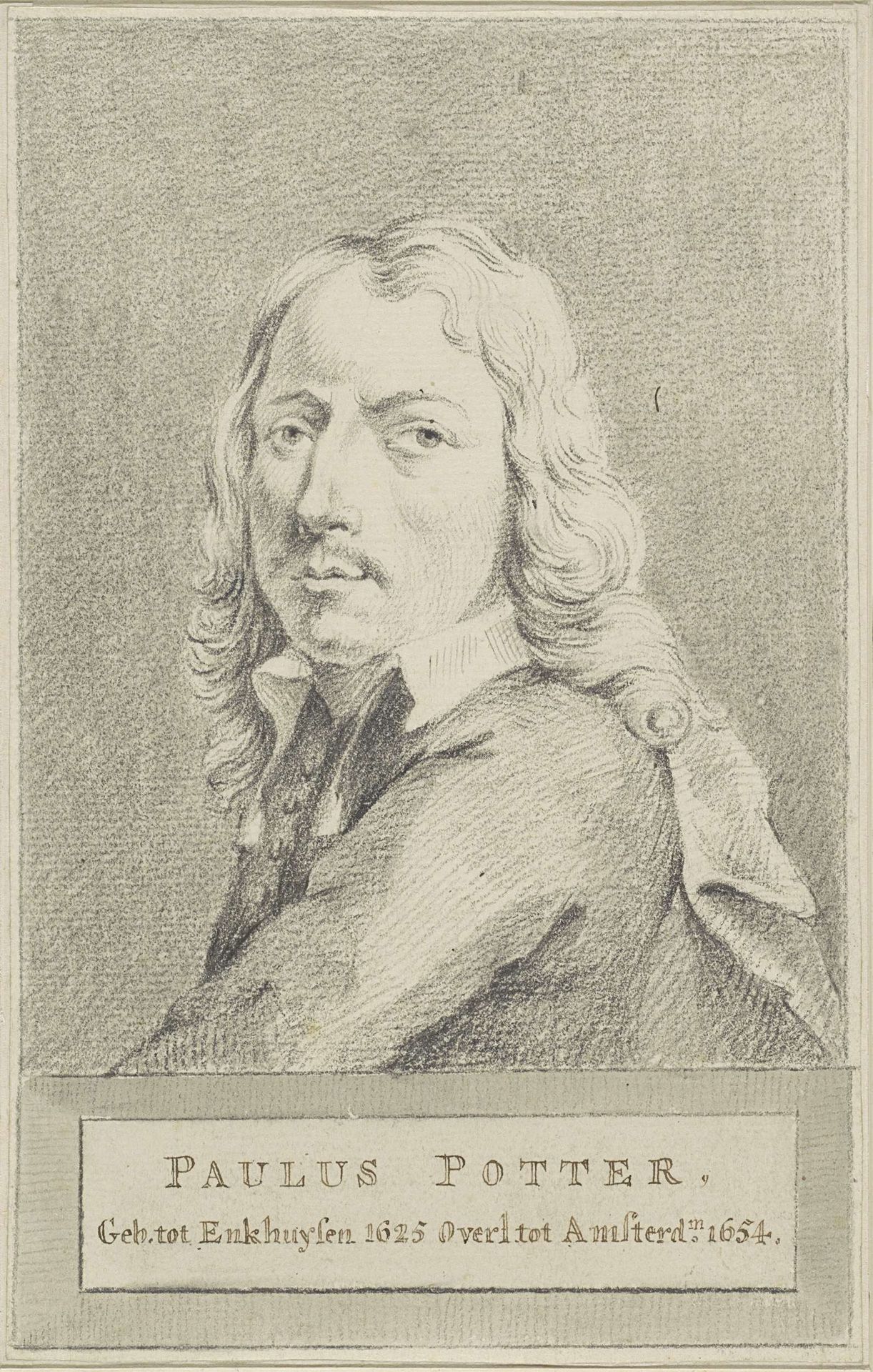 Portret van Paulus Potter by Anonymous
