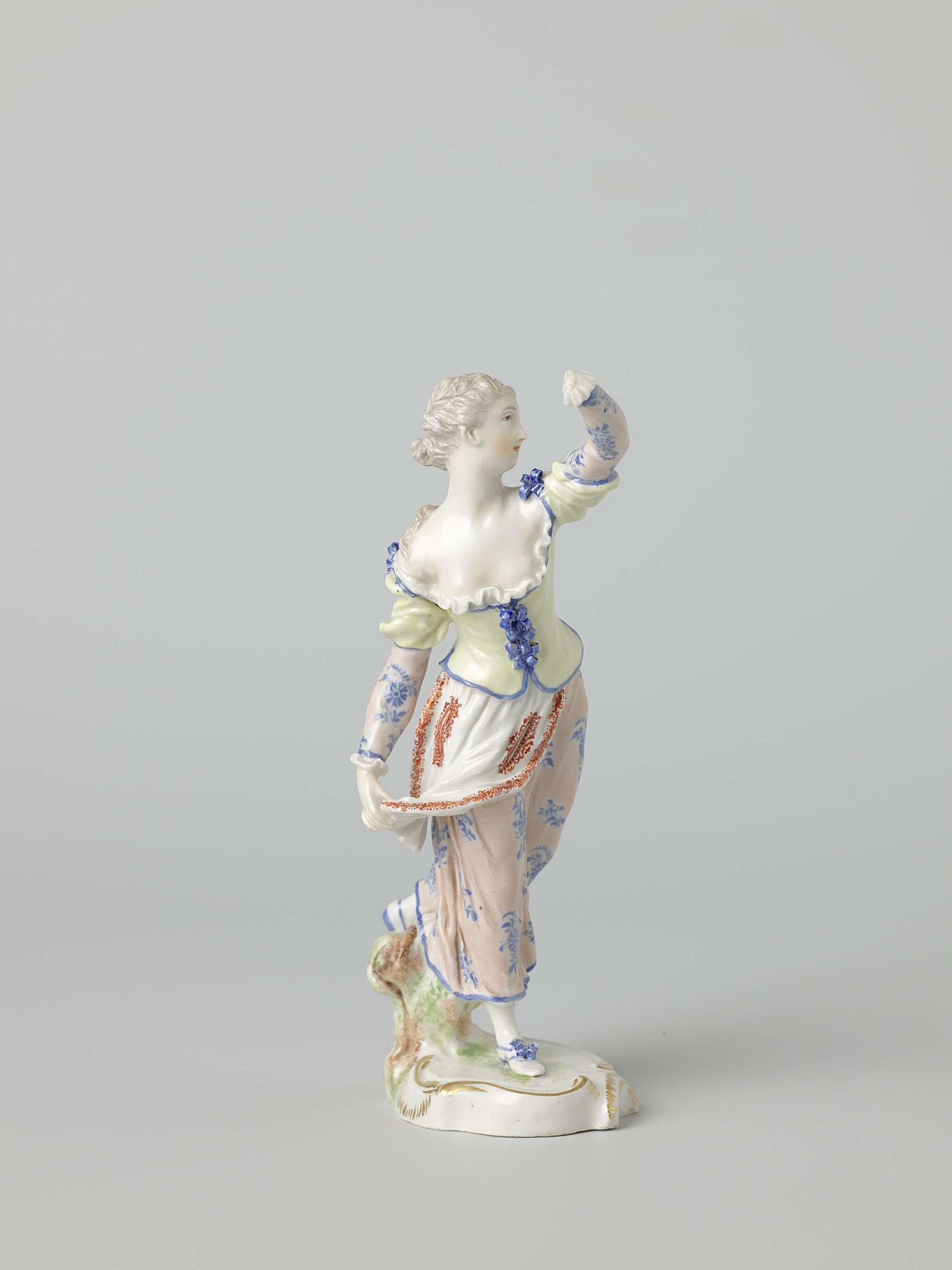 Figure of a dancing woman by Porseleinfabriek Ludwigsburg