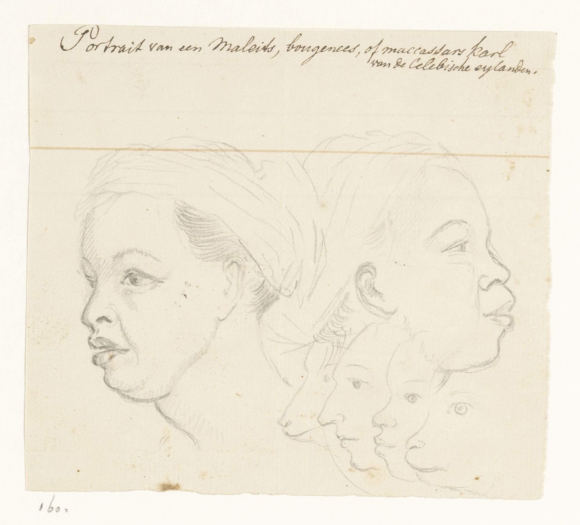 Portret van een Boeginees by Jan Brandes