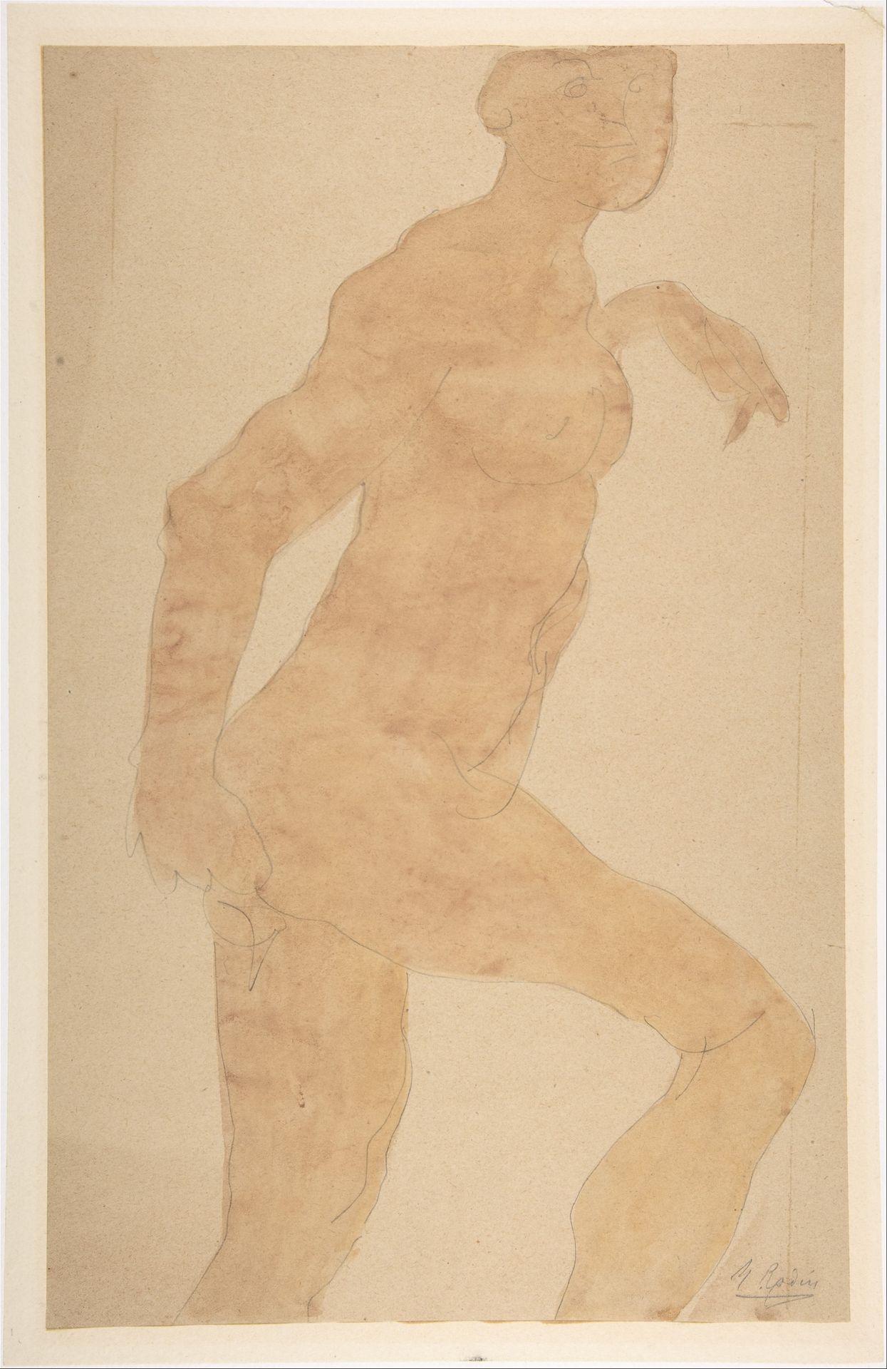 Standing Female Nude by Auguste Rodin