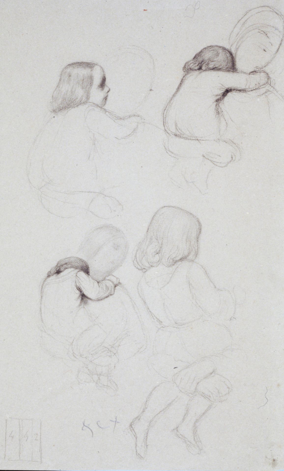 Sketches of Mother and Child by François-Claudius Compte-Calix