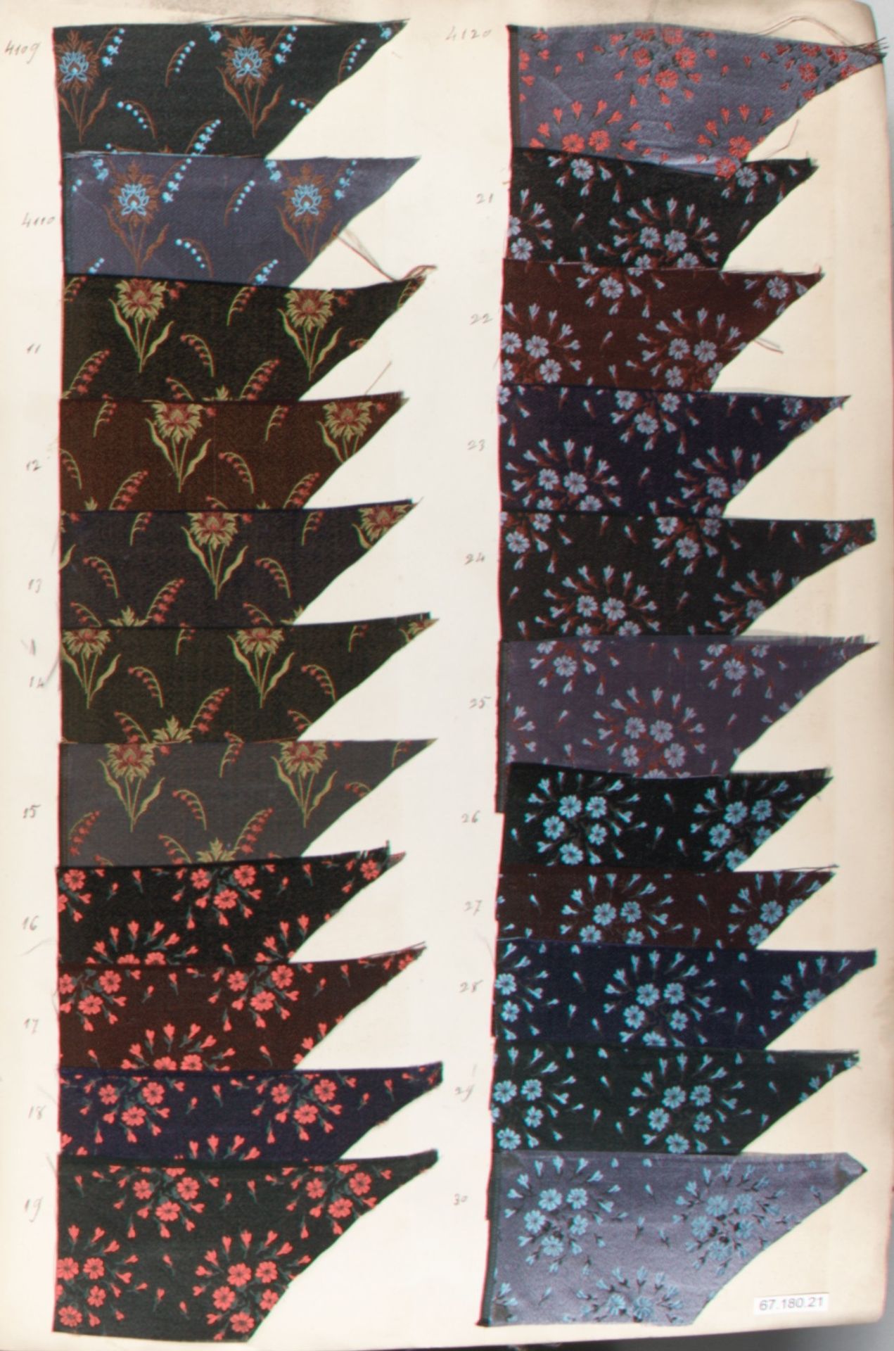 Textile Sample Book by Fabrique de Registres