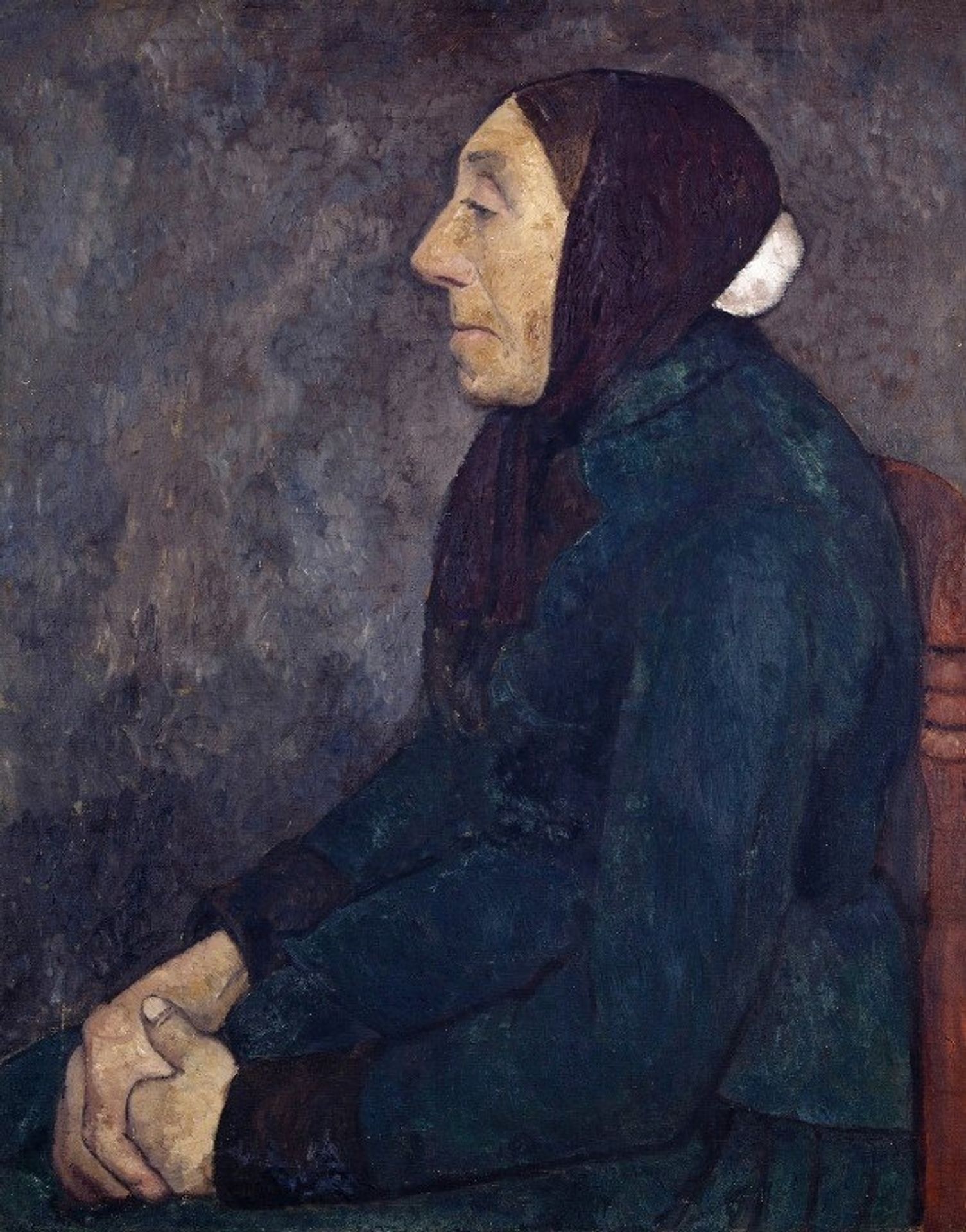 Sitting Old Peasant Woman by Paula Modersohn-Becker
