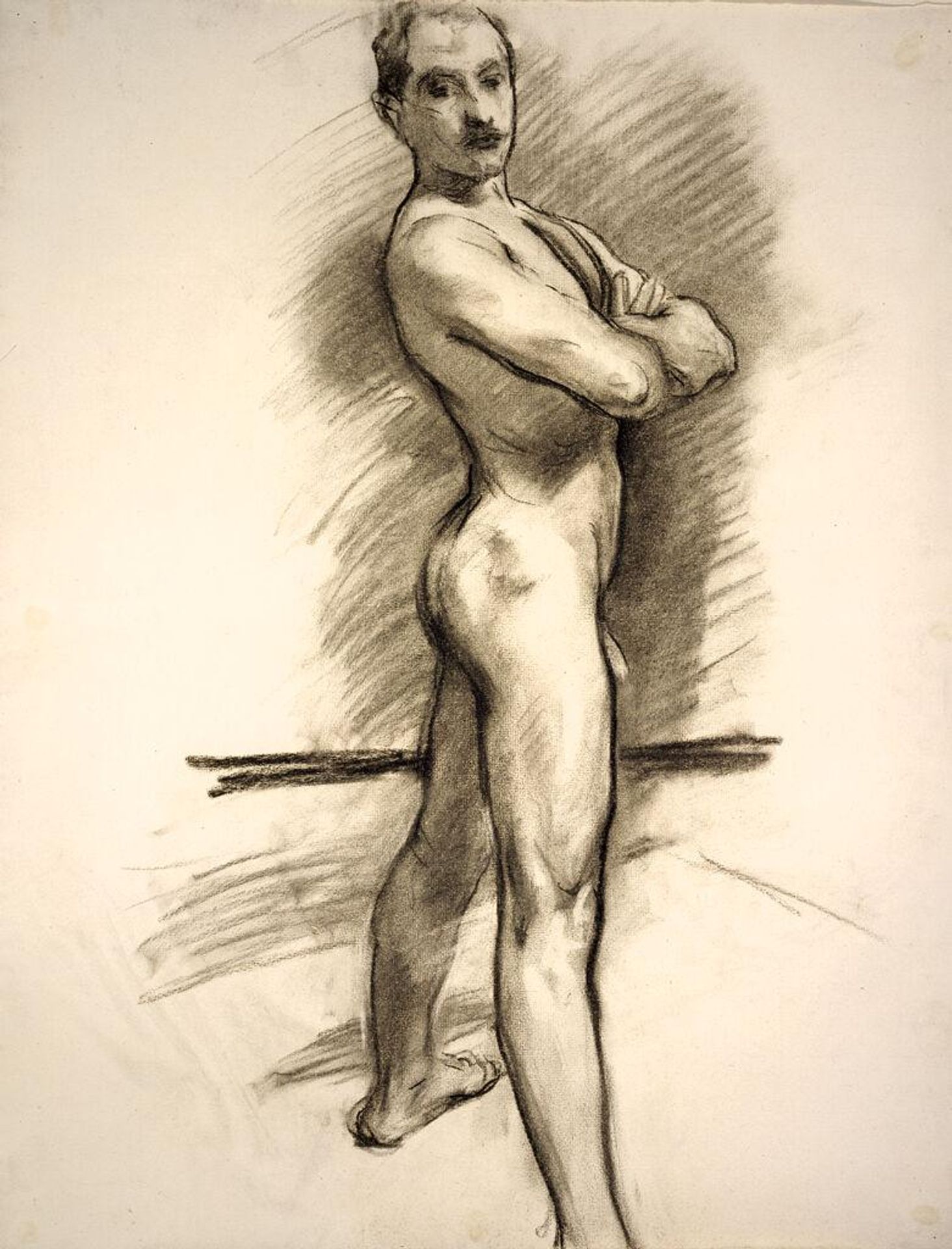 Standing Male Nude by John Singer Sargent