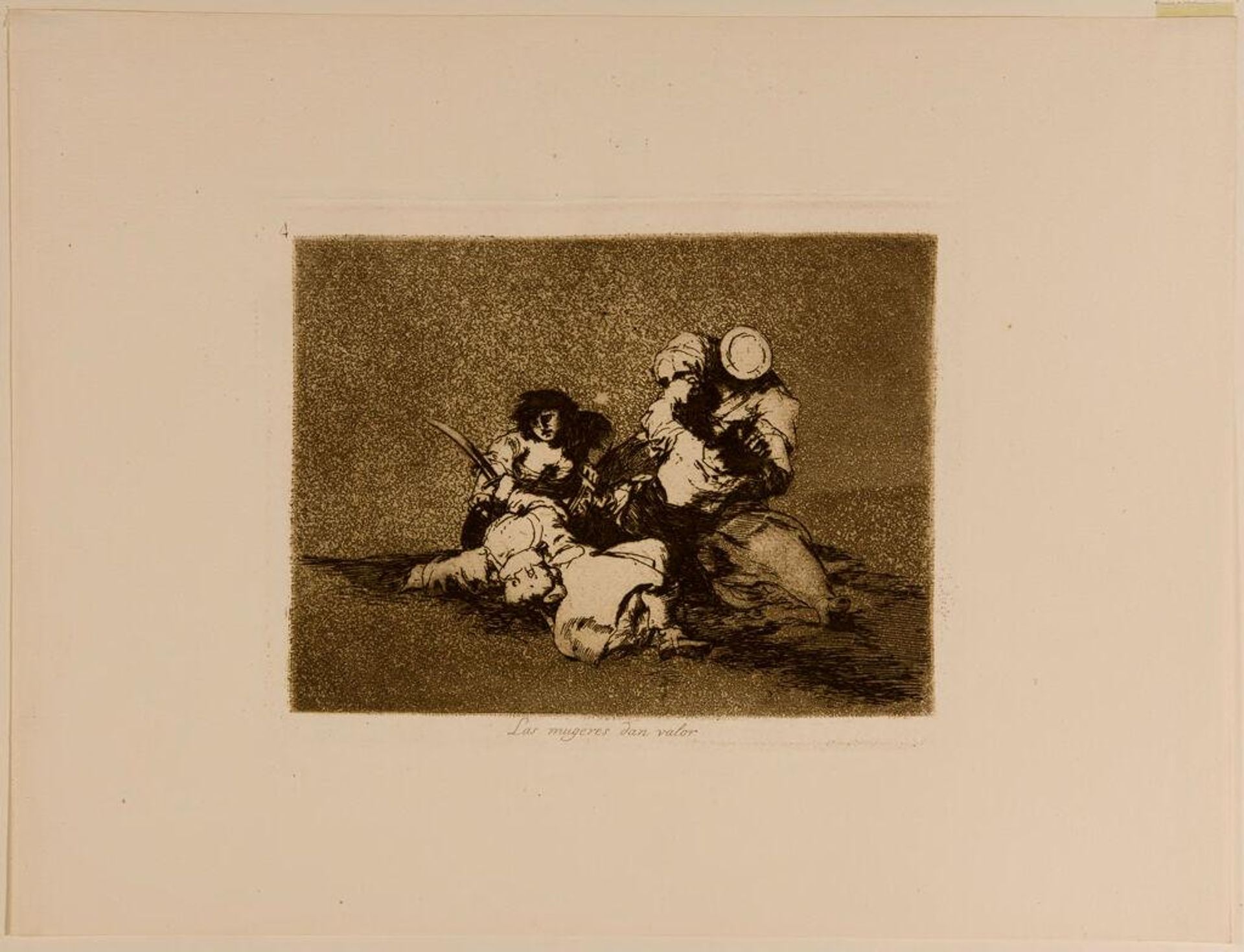 The Women Give Courage by Francisco JosÃ© de Goya y Lucientes
