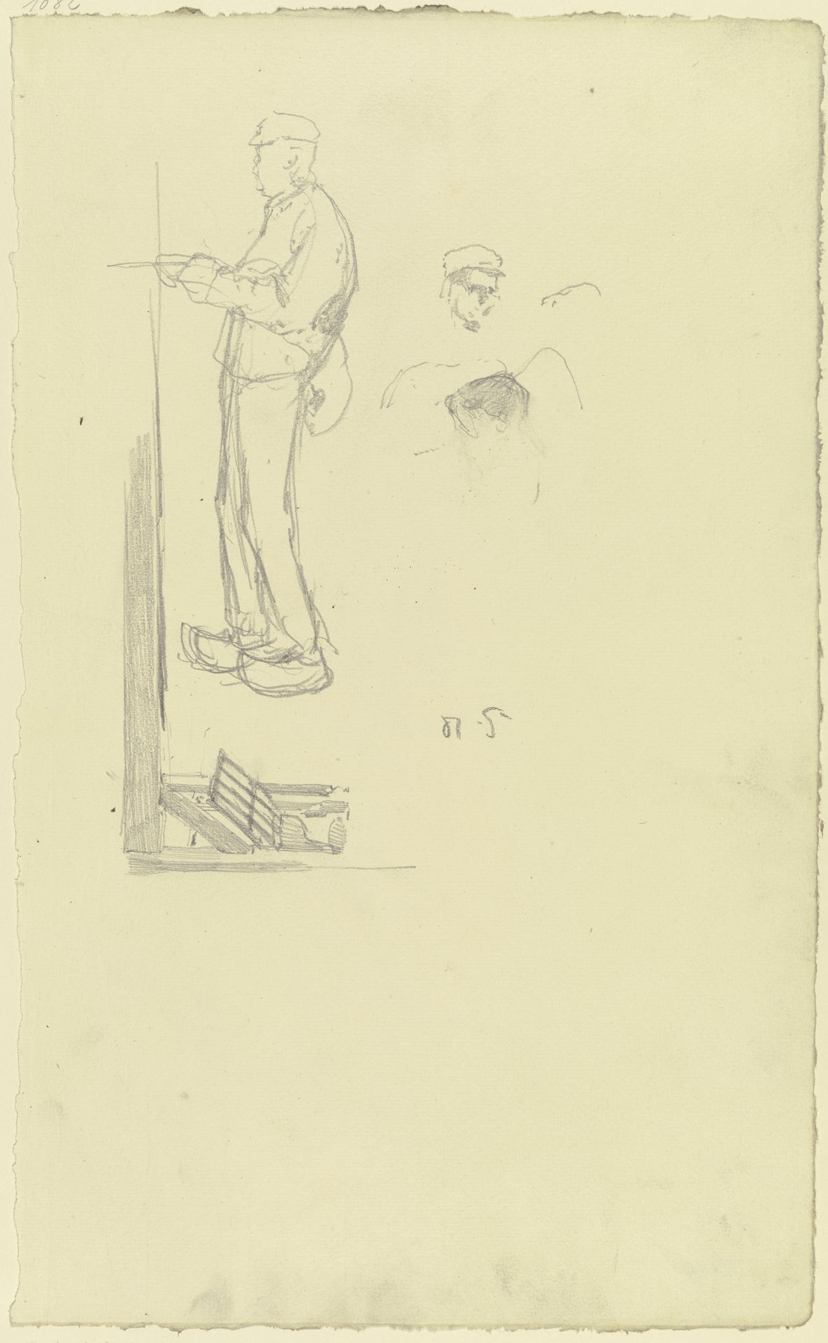 Ein Arbeiter aus der _Großen Spinnerei von Edam_ by Rudolf Gudden