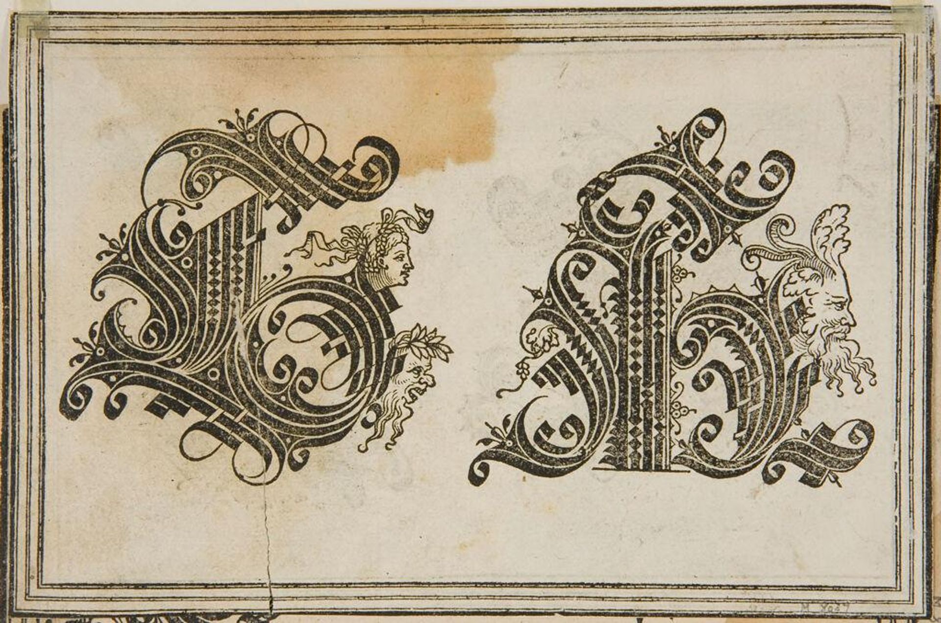 Letters G and H by Anonymous