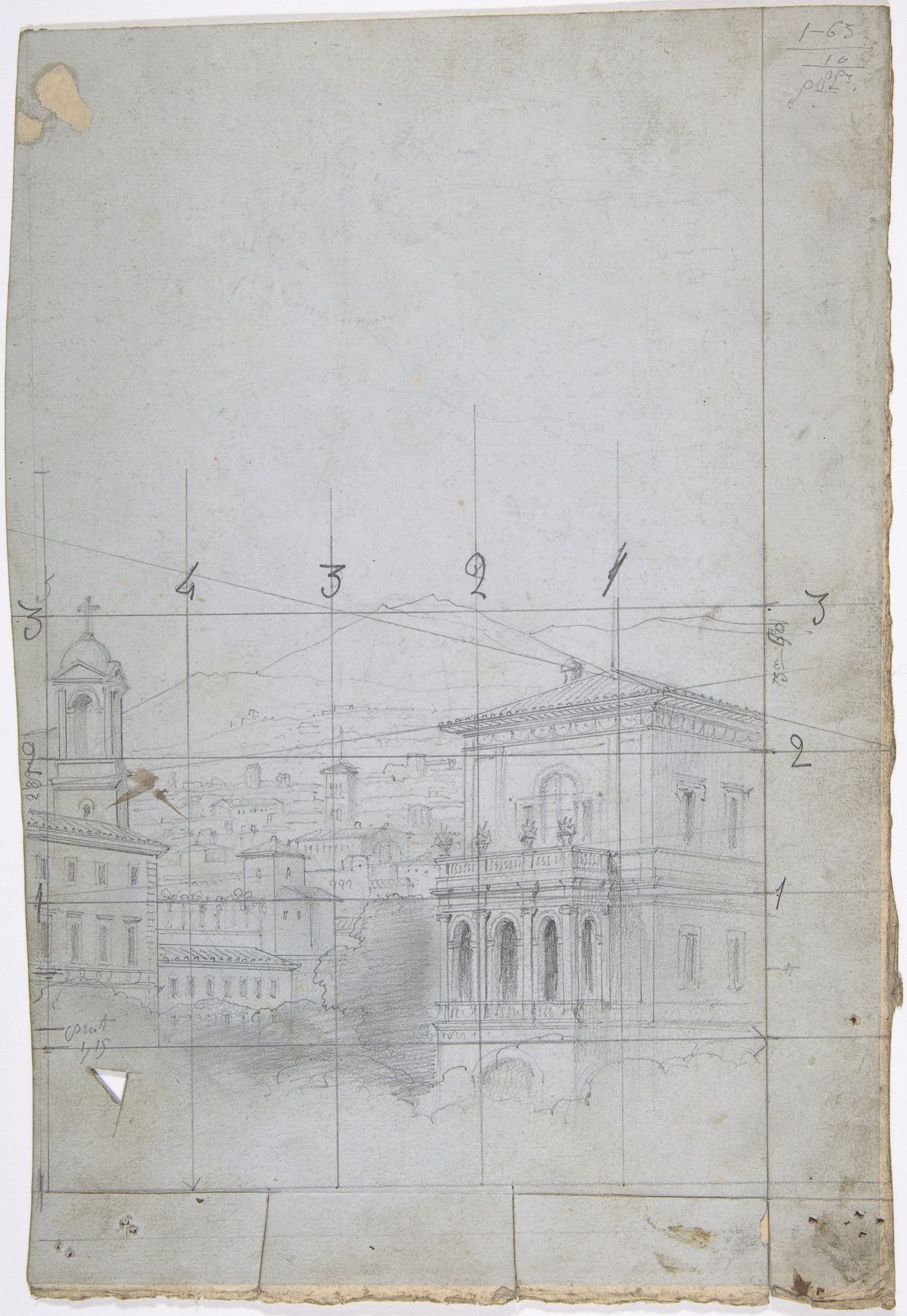 Design for a Stage Set at the Opéra, Paris by Eugène Cicéri