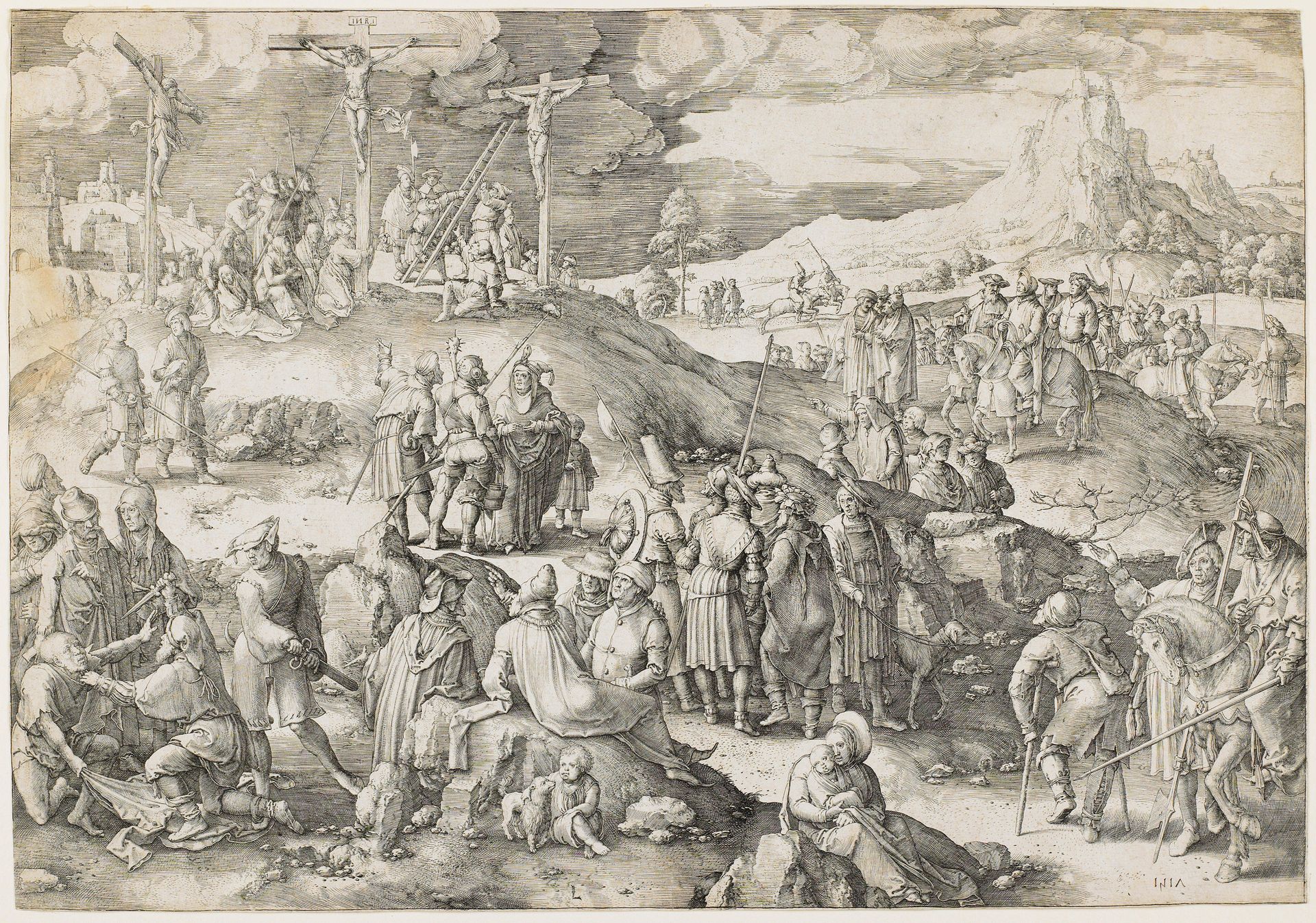 Golgotha by Lucas van Leyden