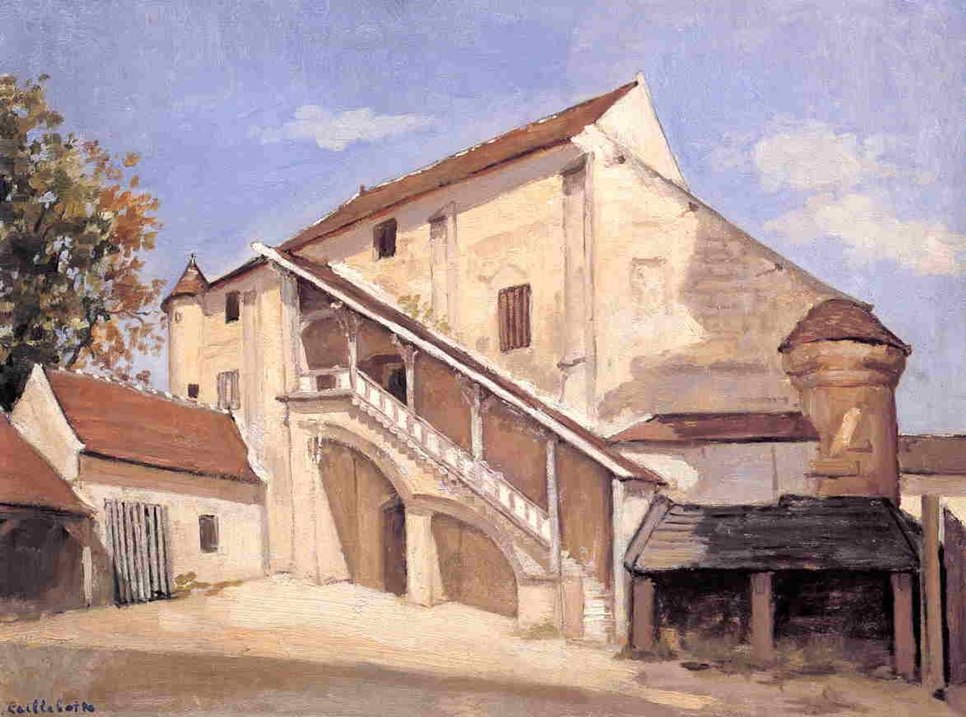 Meaux. Effect of Sunlight on the Old Chapterhouse by Gustave Caillebotte