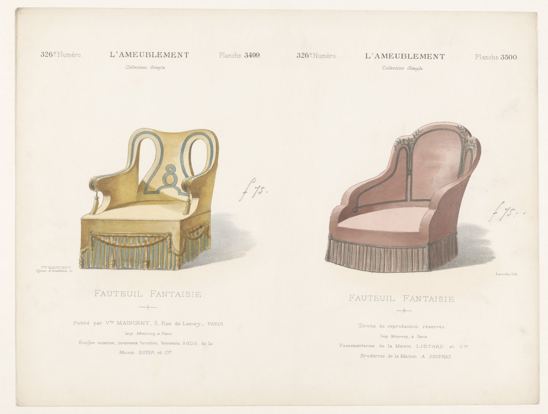 Twee fauteuils by Léon Laroche