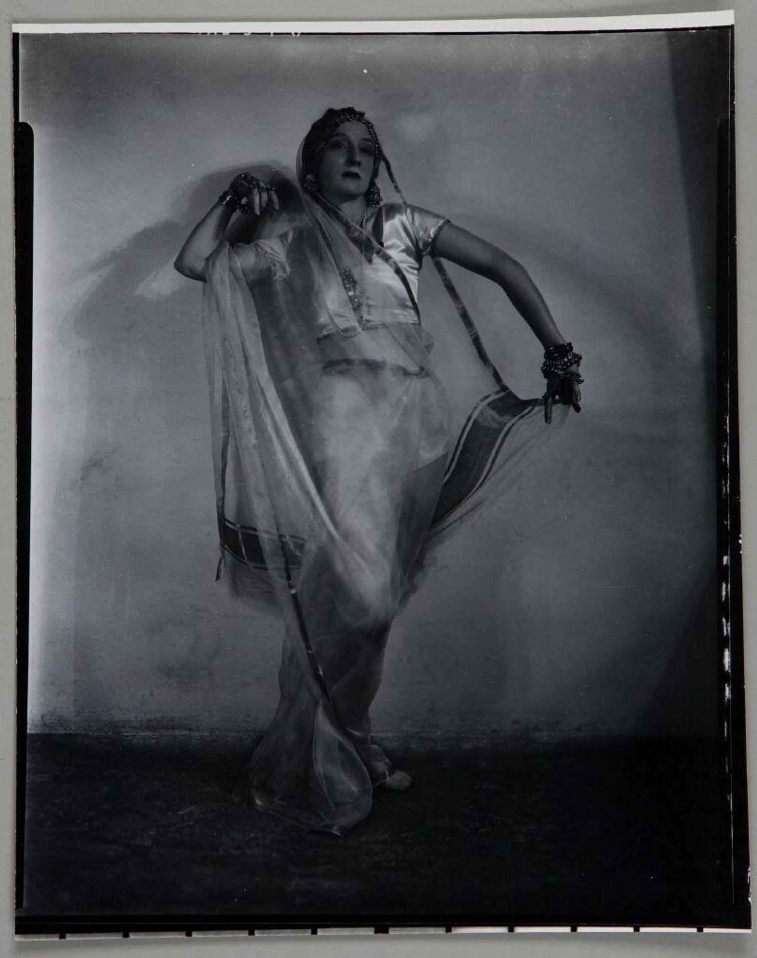 Untitled (woman posing in dance costume) by Paul Gittings