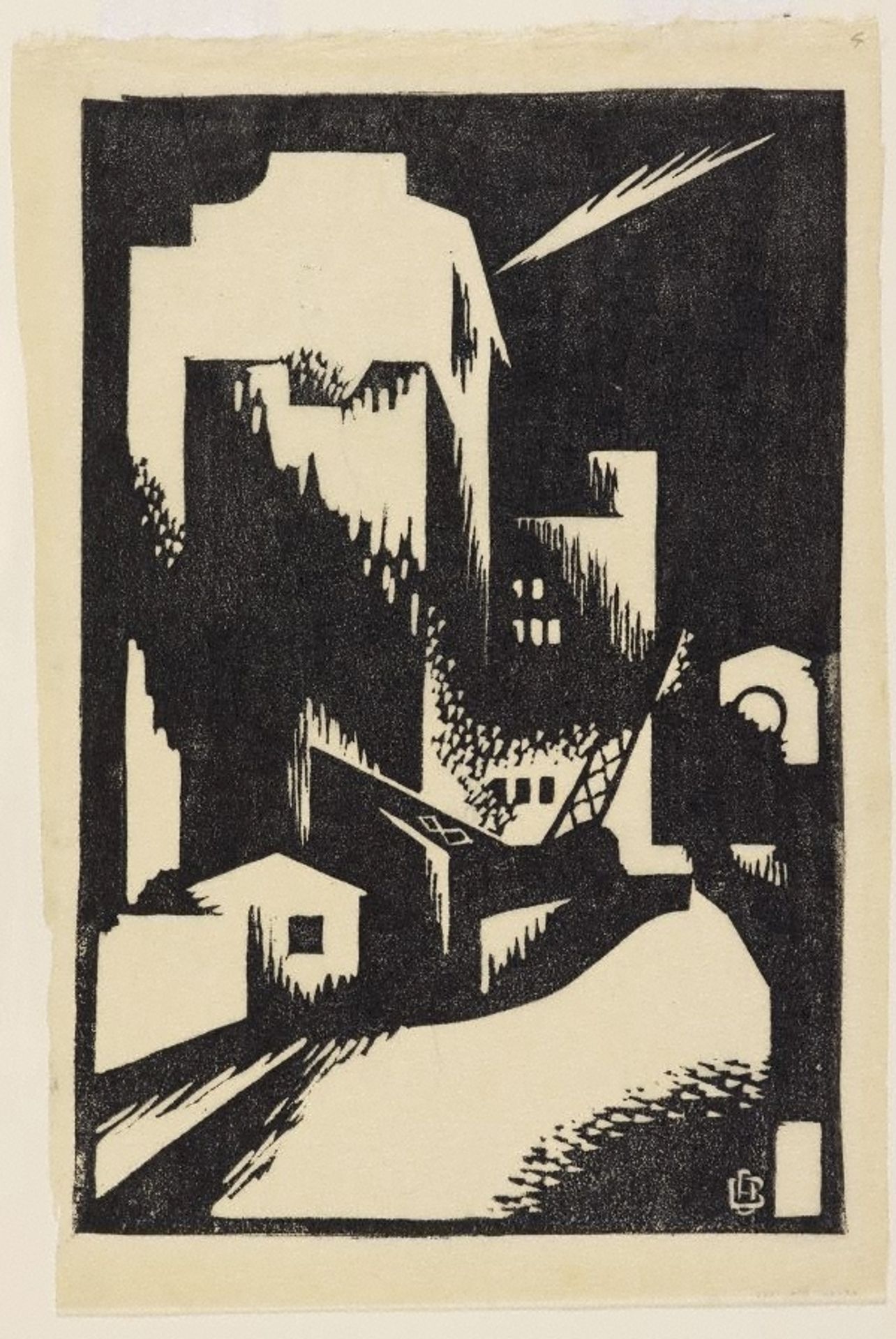 Nocturne, Wynyard Square by Dorrit Black