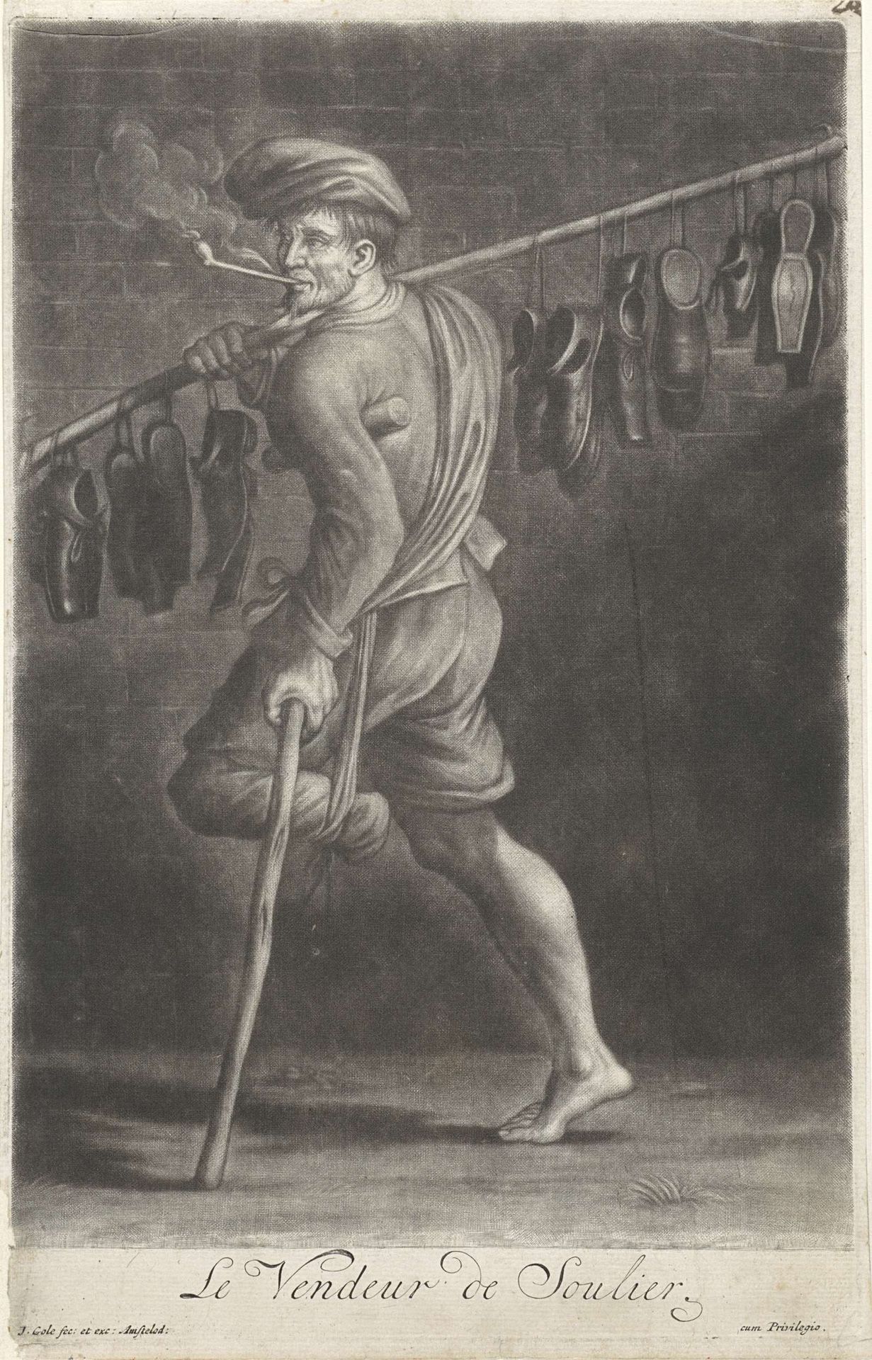 Schoenenverkoper by Jacob Gole