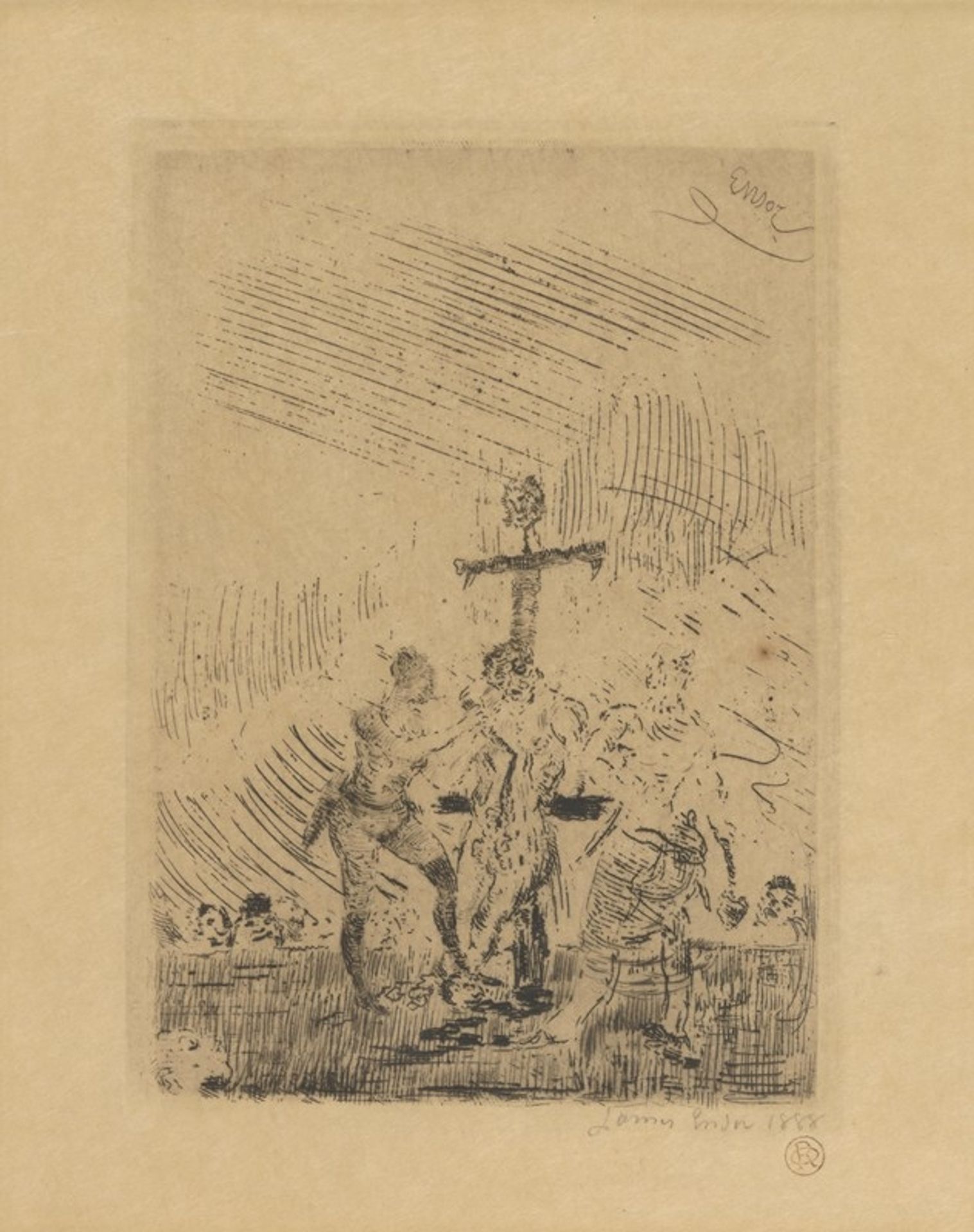 De gevilde by James Ensor