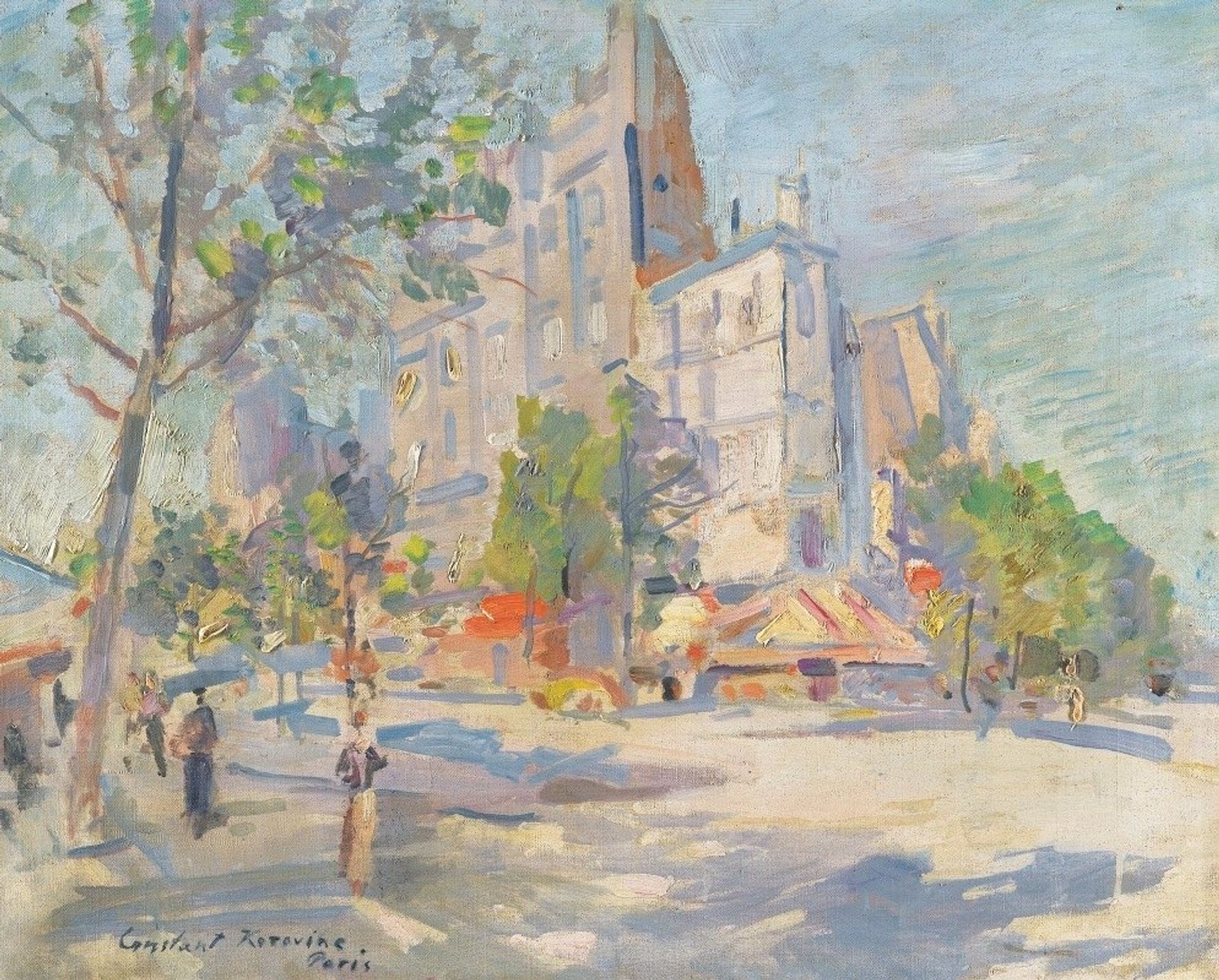 Paris In Spring by Konstantin Alexeevich Korovin