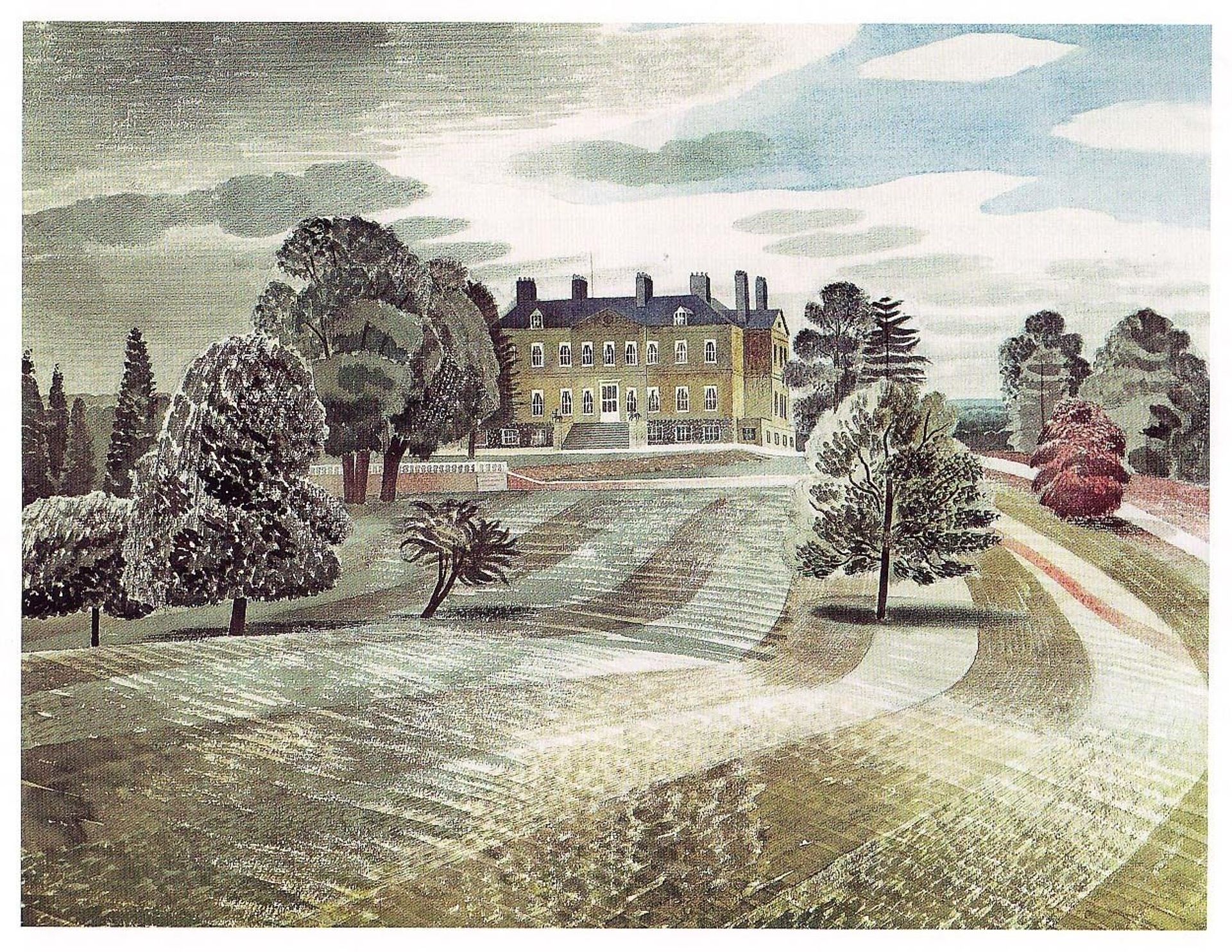BUSCOT PARK, FARRINGDON, OXFORDSHIRE by Eric Ravilious