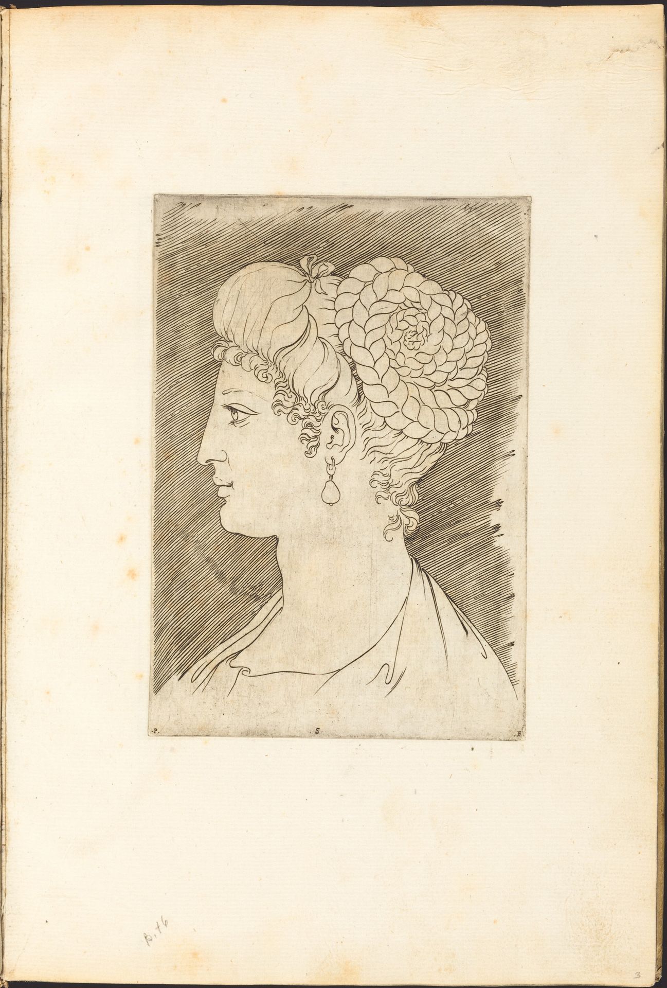 Print from Drawing Book by Luca Ciamberlano