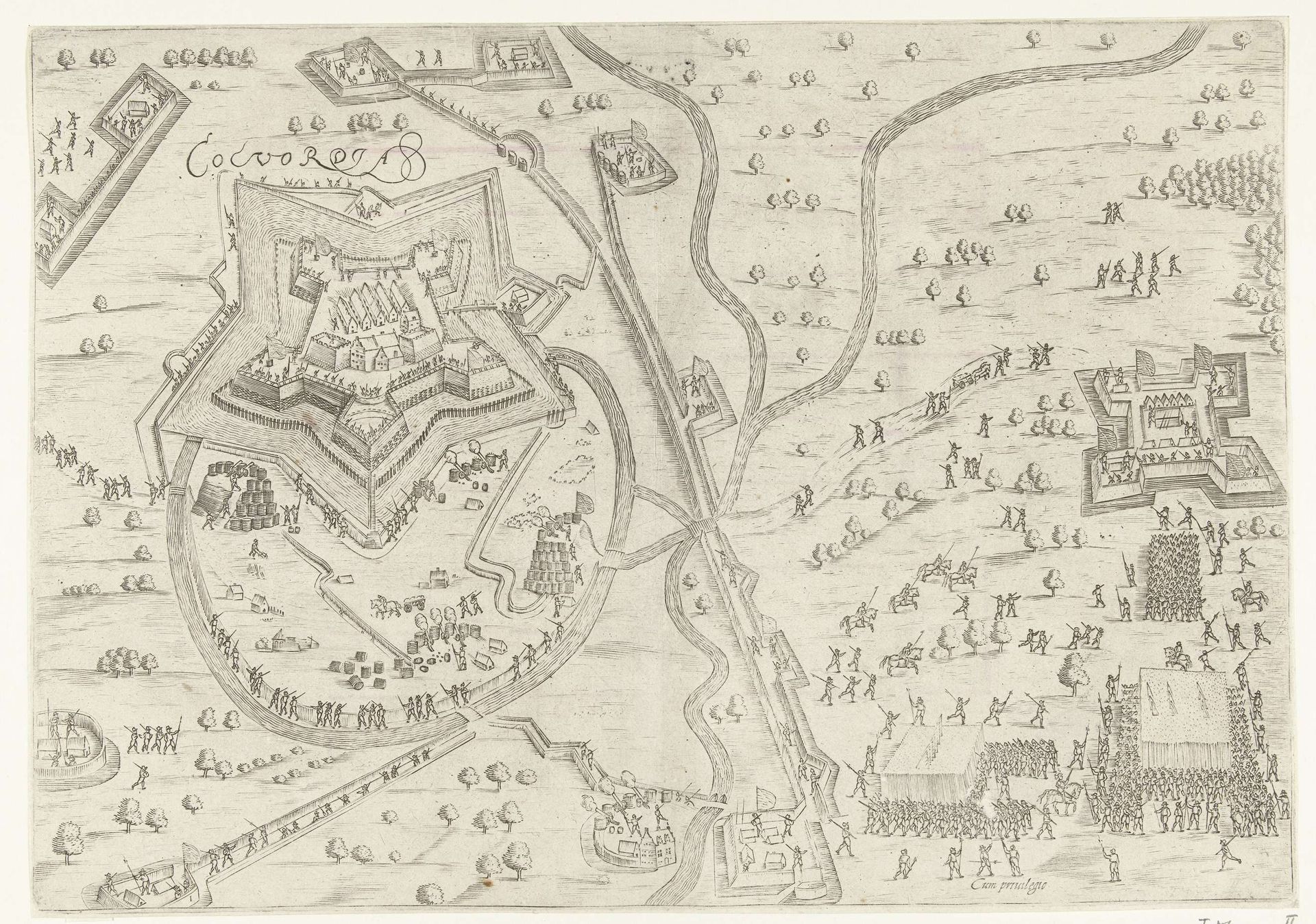 Beleg van Coevorden, 1592 by Pieter Bast