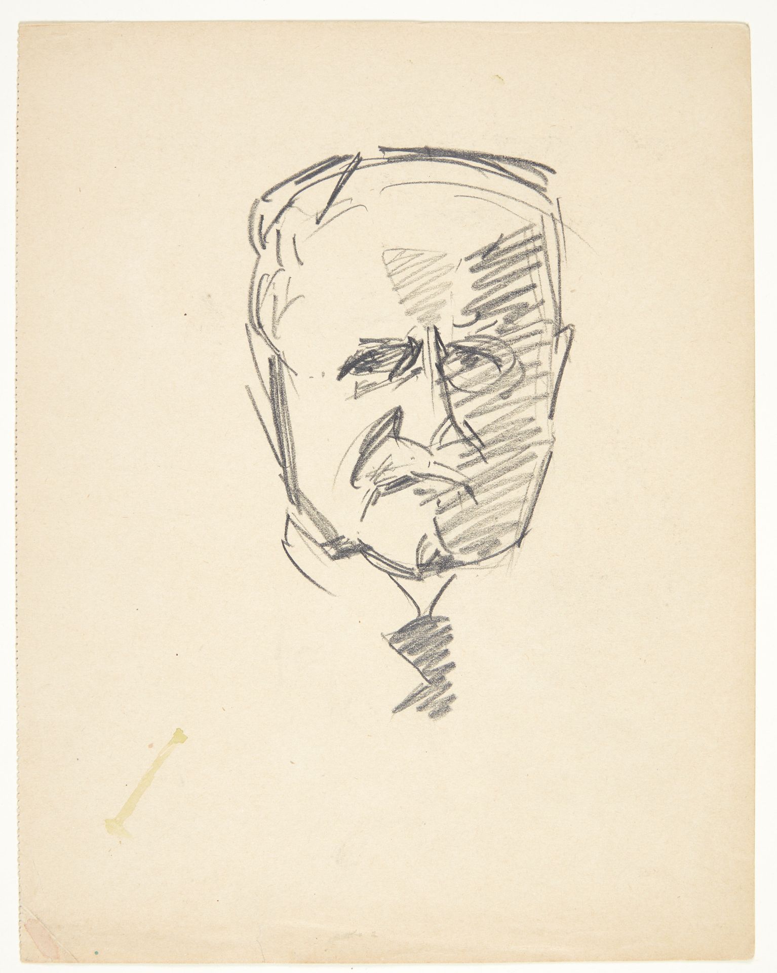 Studie til portræt af dr.med. Carl Lorentzen (1860-1932) by Edvard Weie