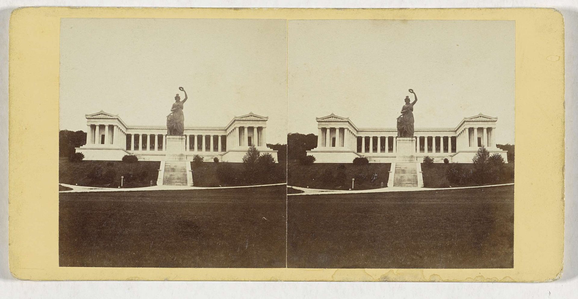 Ruhmeshalle en beeld van Bavaria, München by Johann Friedrich Stiehm