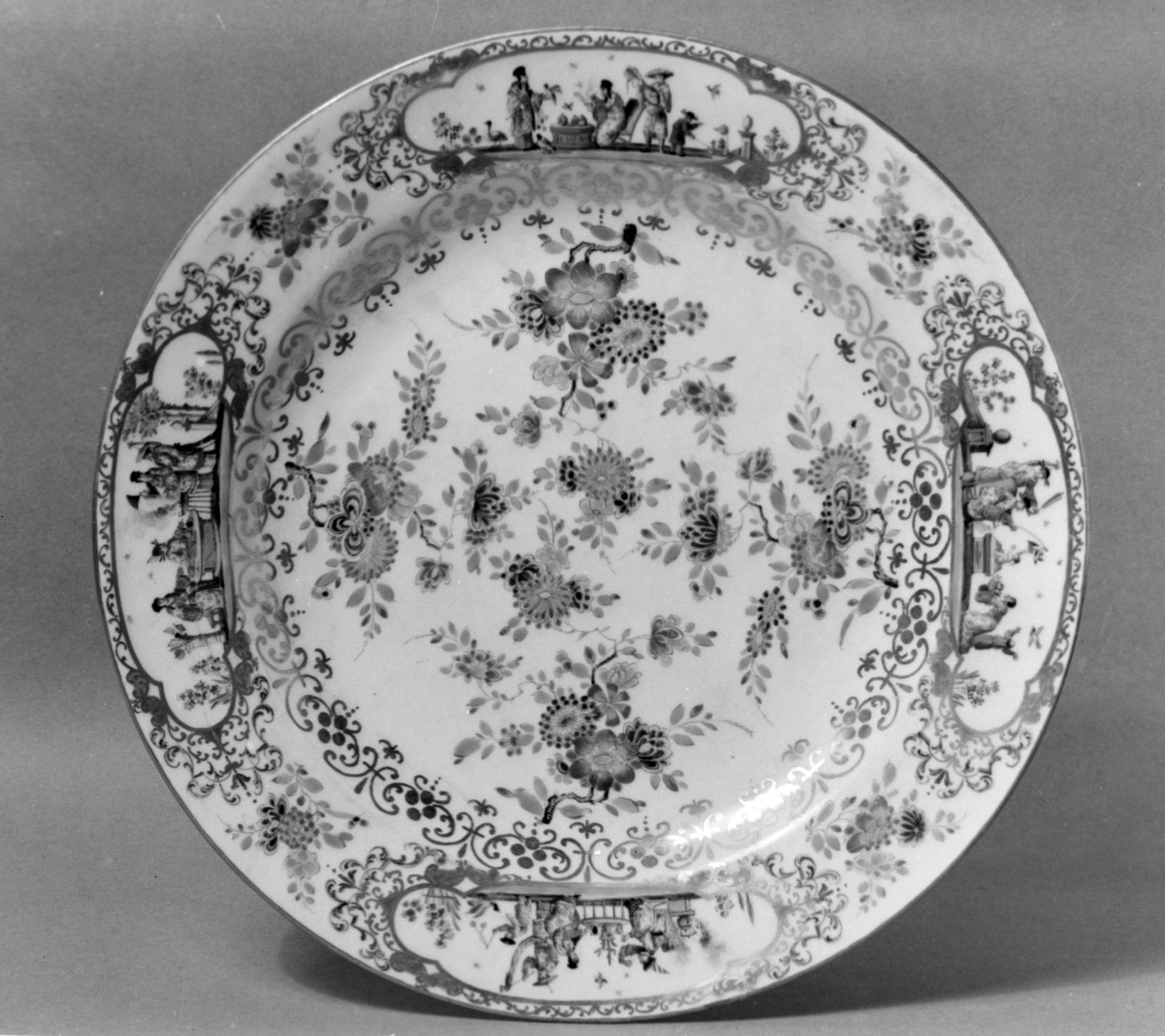 Plate by Meissen Manufactory