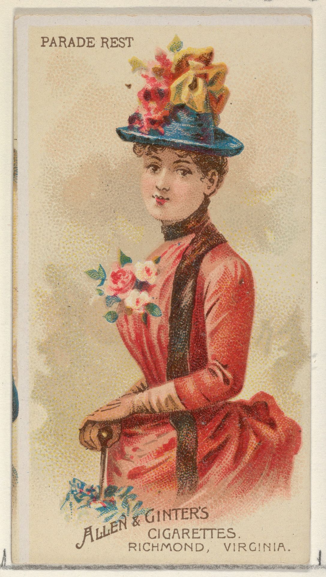 Parade Rest, from the Parasol Drills series (N18) for Allen & Ginter Cigarettes Brands by Allen & Ginter