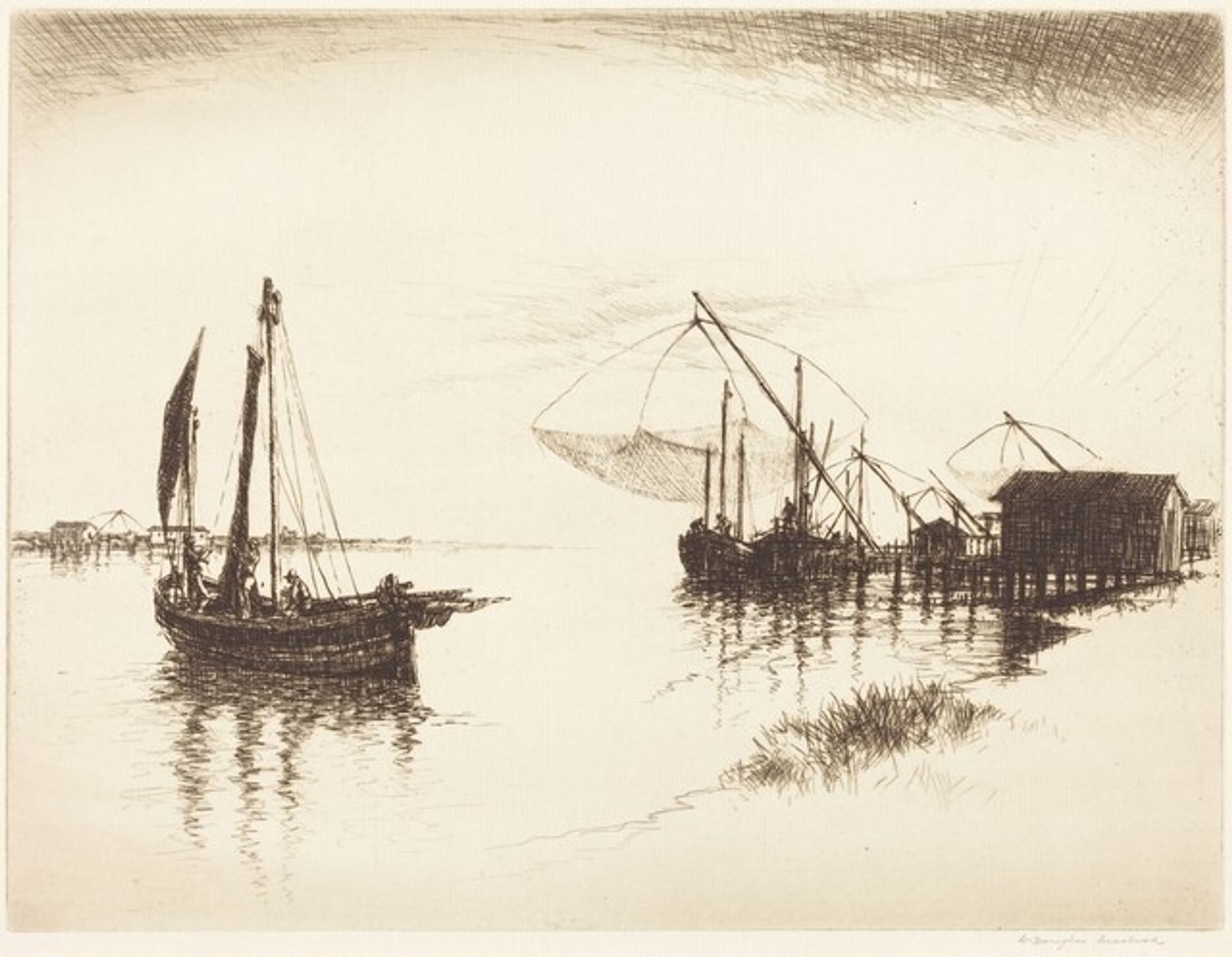 Marina di Pisa by W. Douglas MacLeod