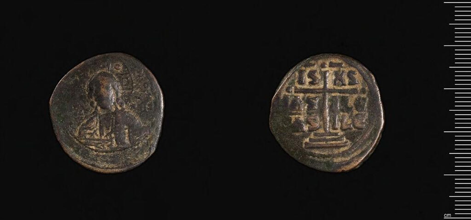 Anonymous follis of Romanos III by Romanos III