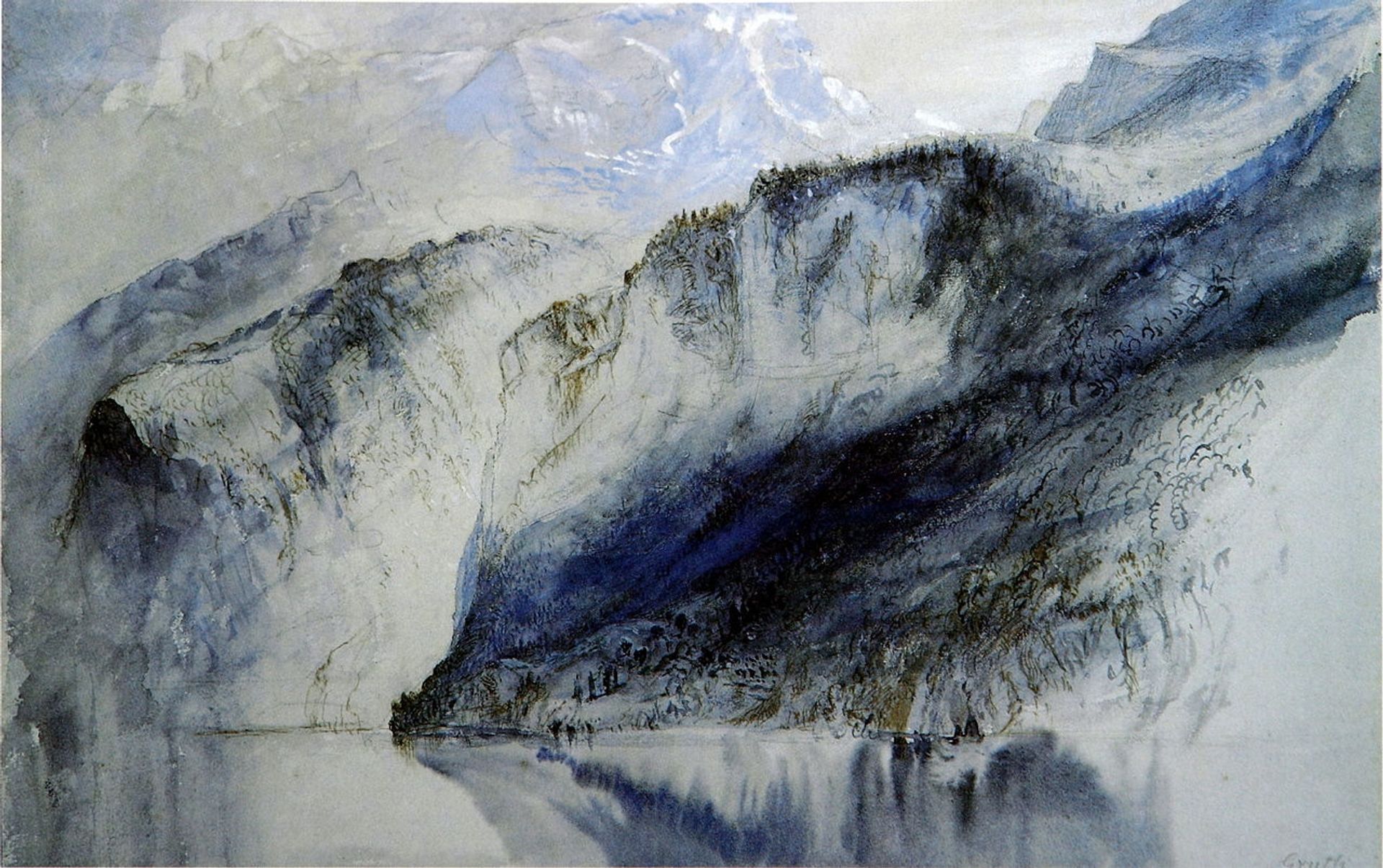 Bay of Uri, Lake of Lucerne by John Ruskin