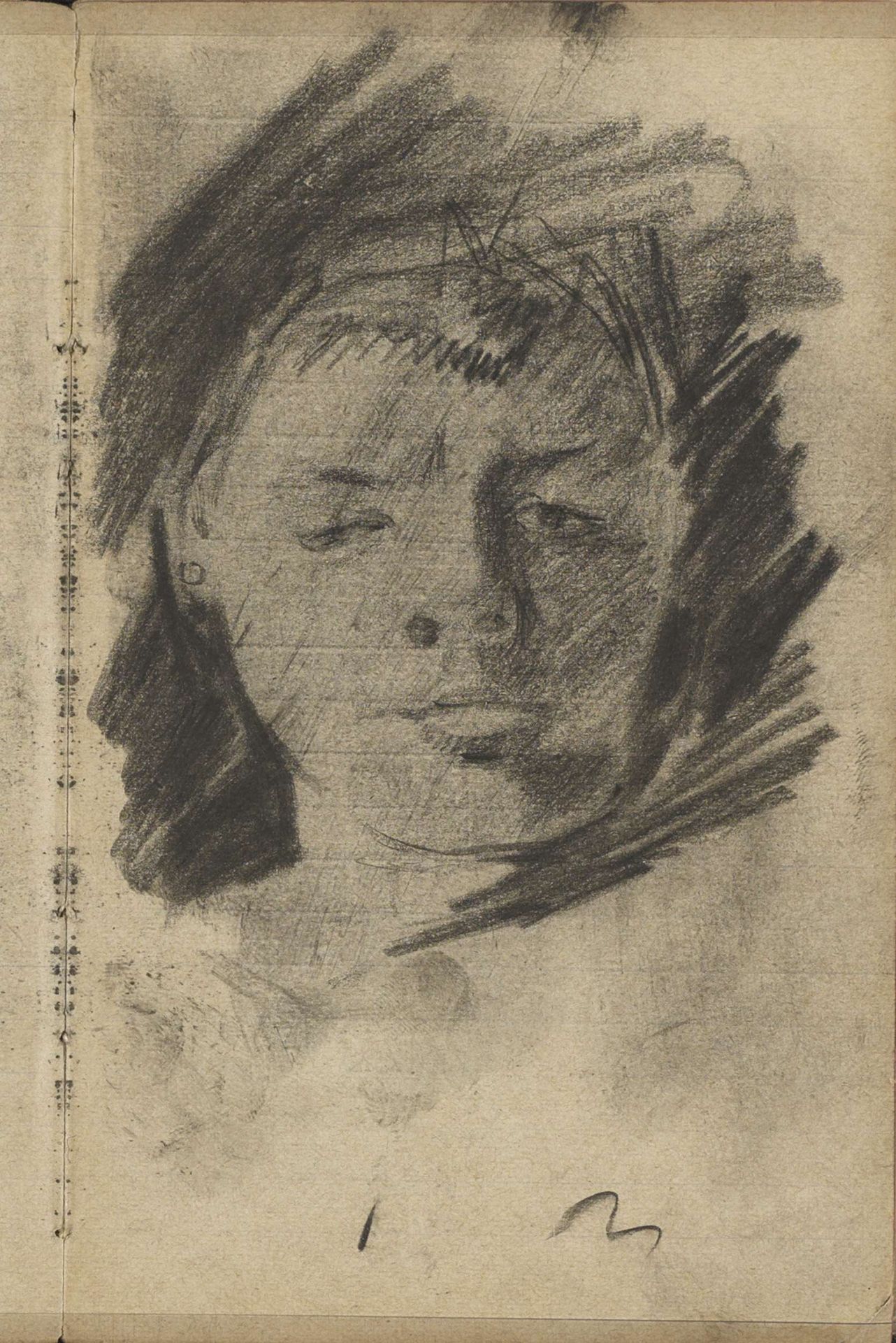 Portret van een onbekende vrouw by George Hendrik Breitner