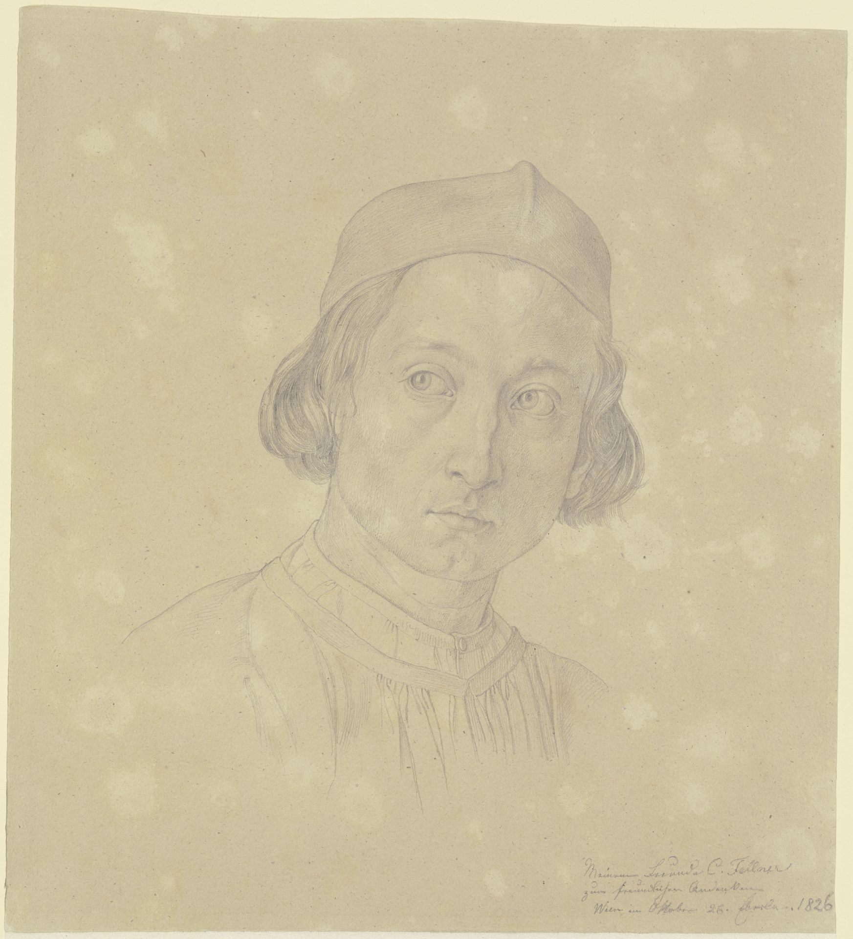 Bildnis Ferdinand Fellner im 28. Lebensjahr by Adam Eberle