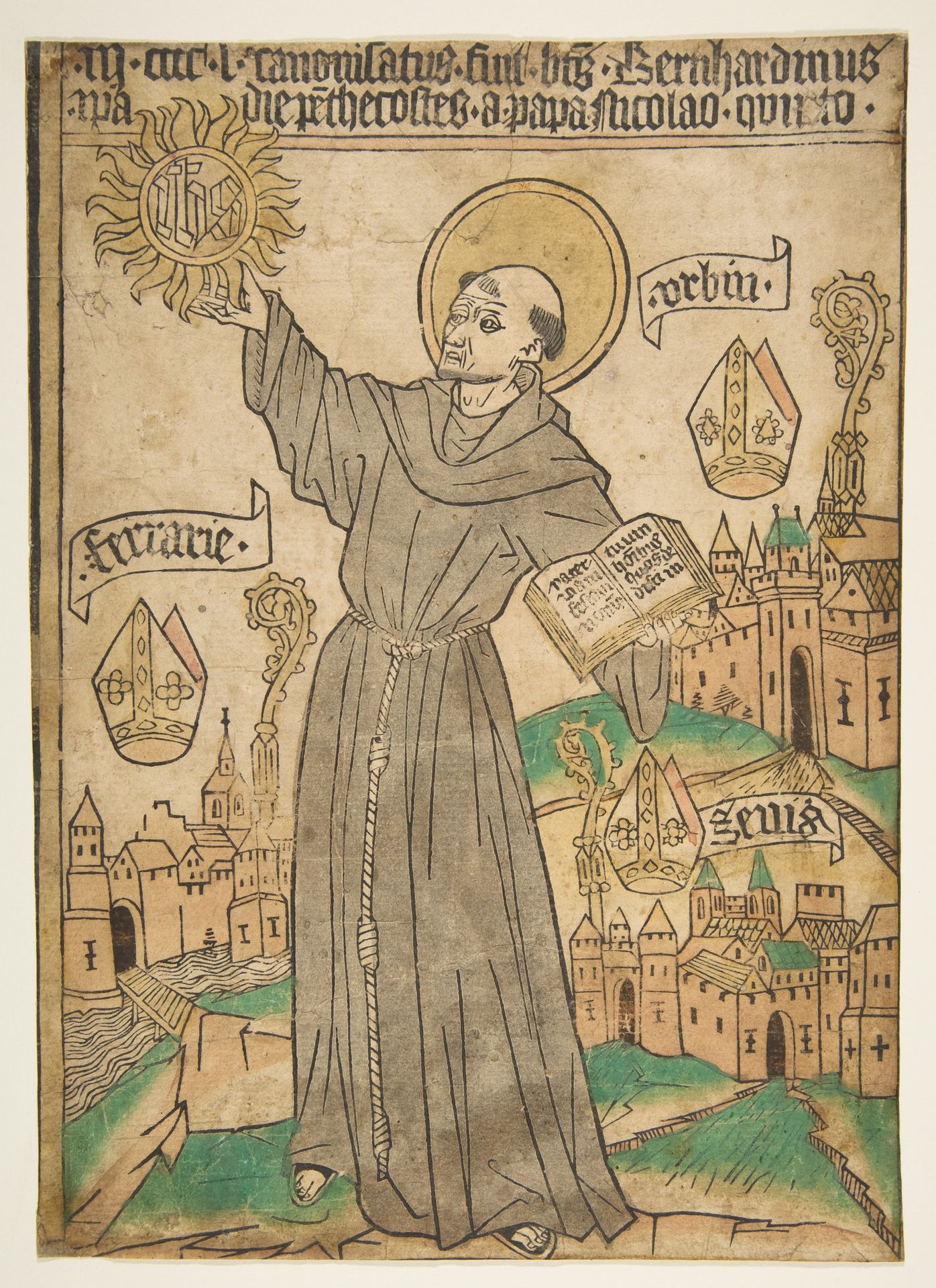 Saint Bernardino of Siena by Anonymous