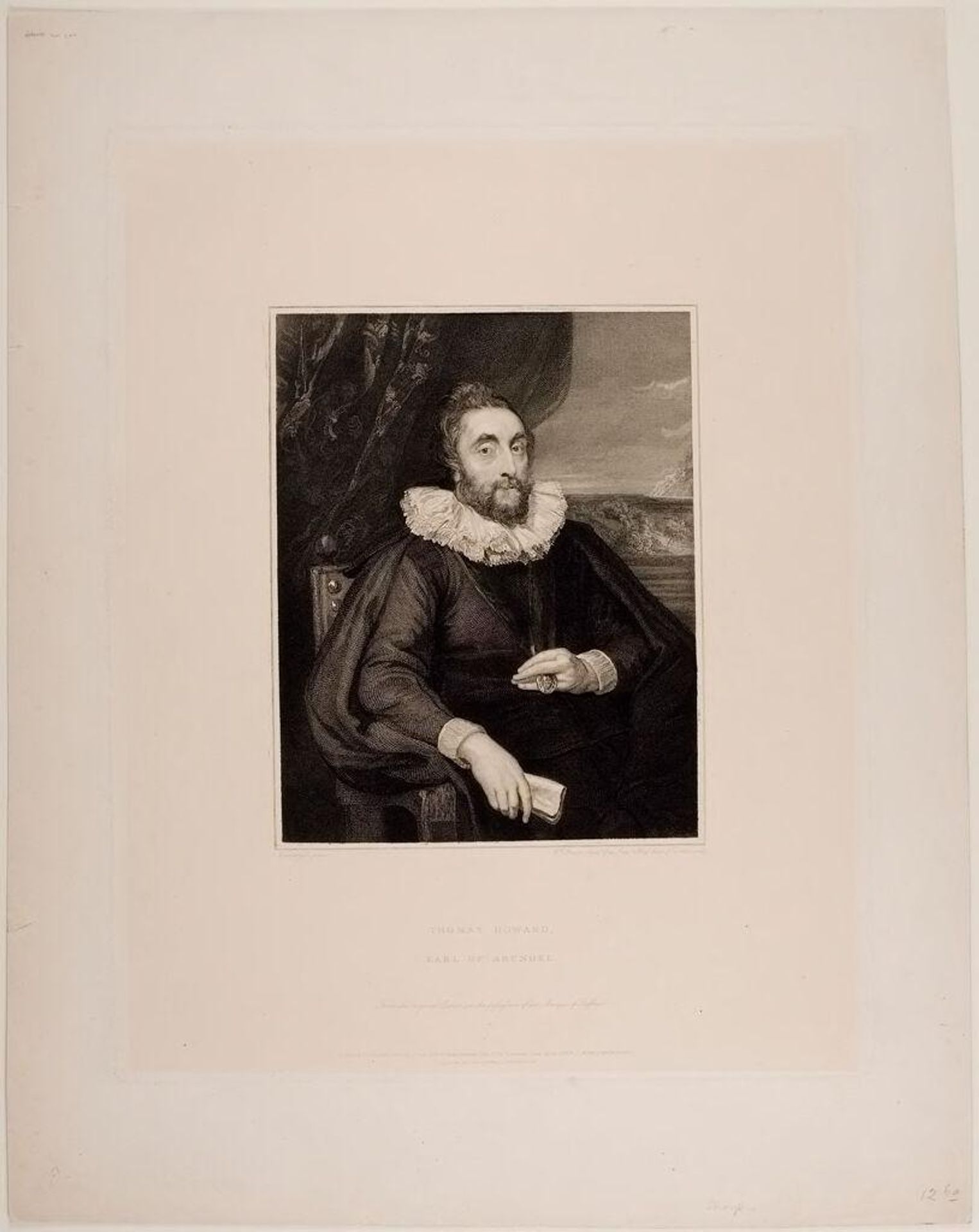 Thomas Howard, Earl of Arundel by William Sharp