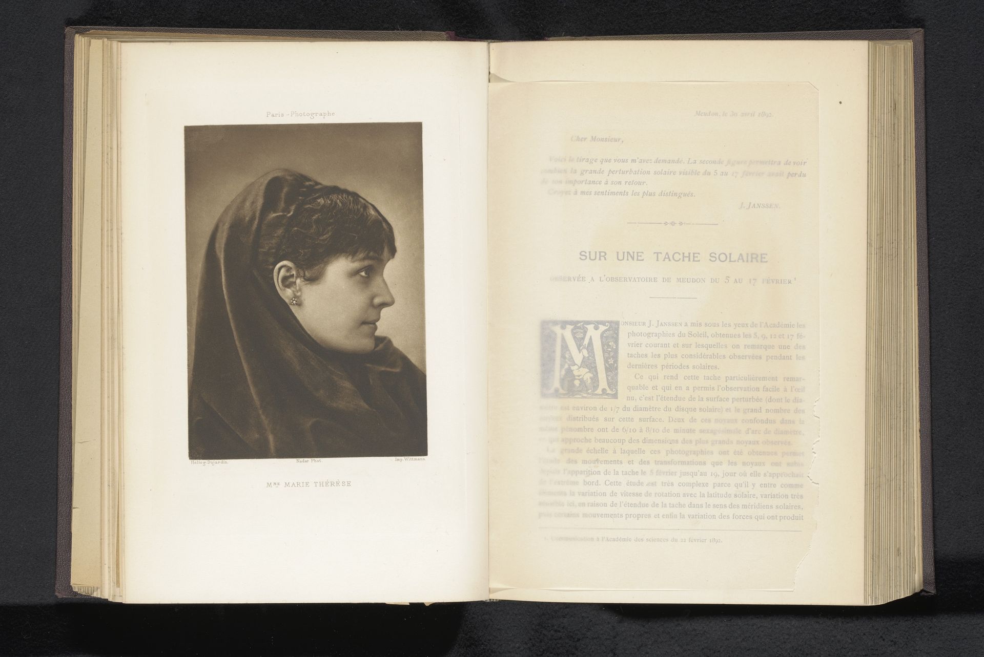 Portret van Marie-Thérèse Piérat by Nadar