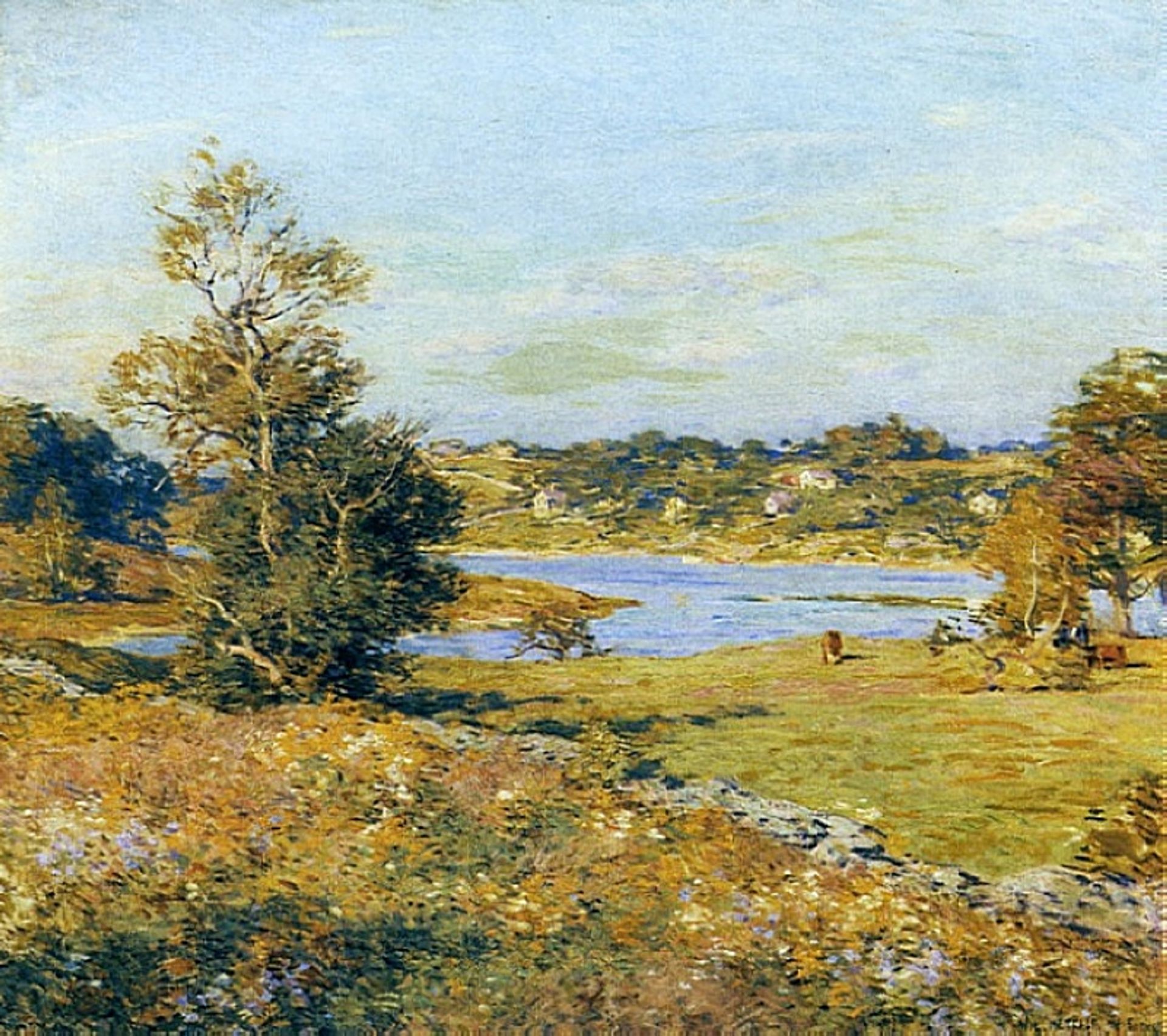 The Breath of Autumn (Waterford, Connecticut) by Willard Metcalf