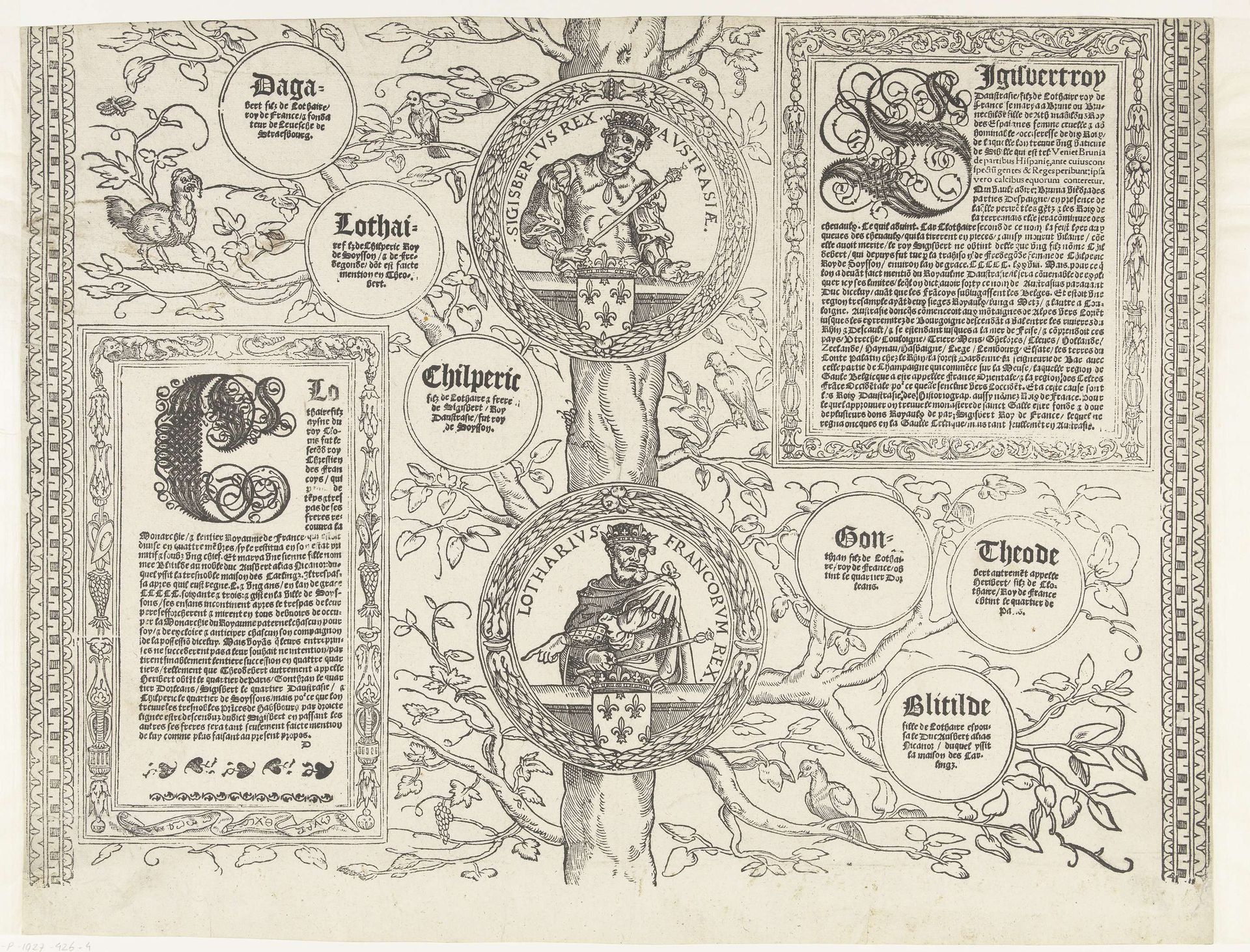 Stamboom van het Habsburgse huis, blad vier by Robert Péril