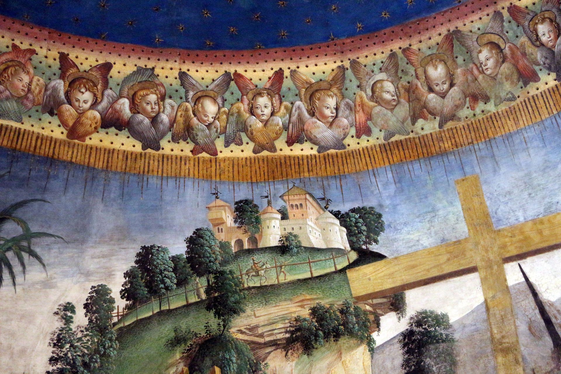 Stories of the Holy Cross by Antoniazzo Romano